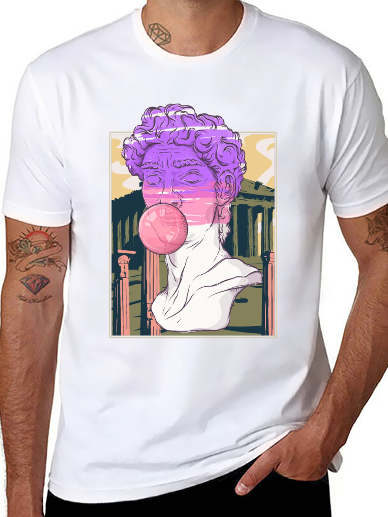 David Bubblegum T-Shirt - Pop Art Tee