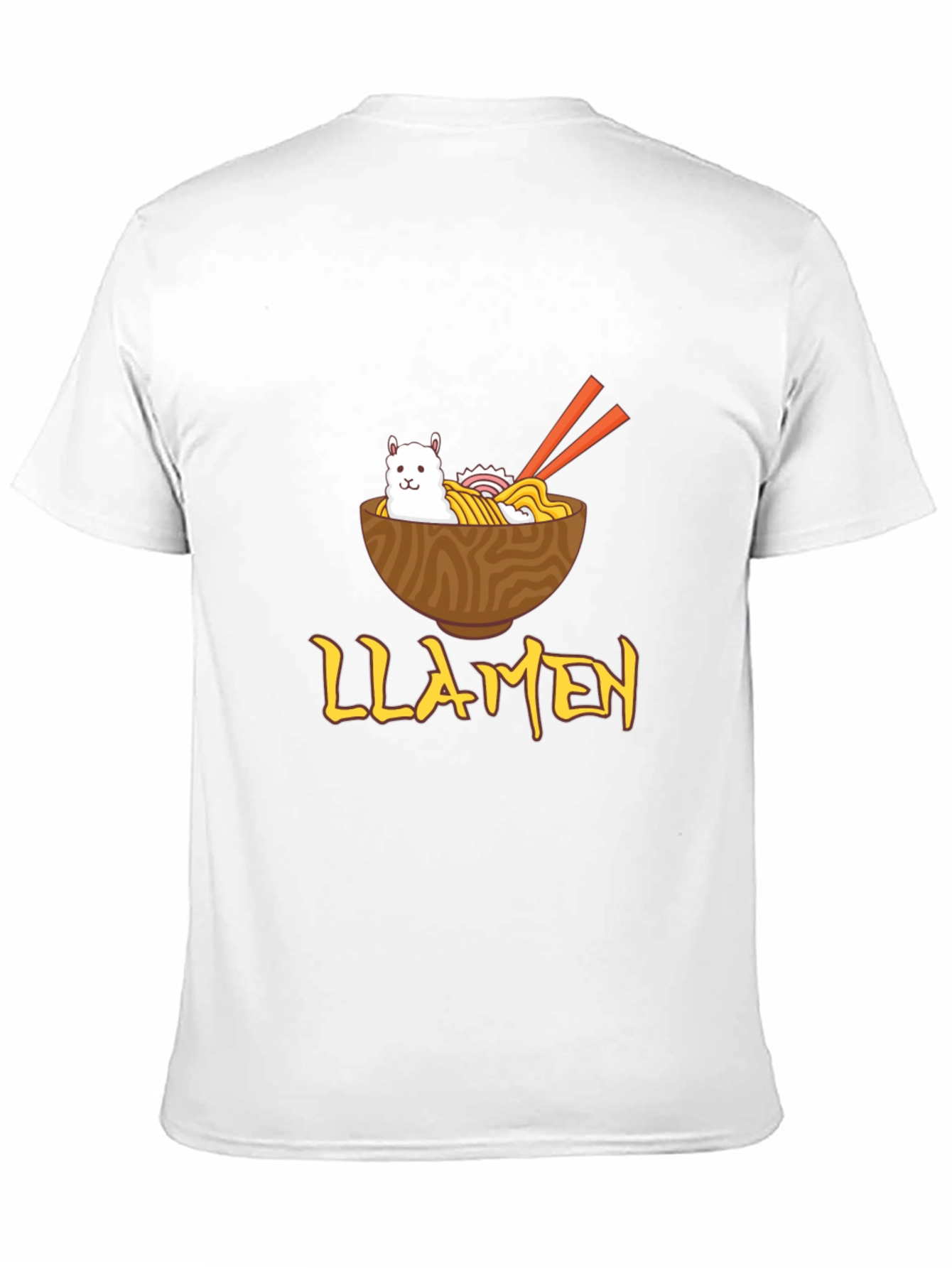 Llamen Ramen Funny Graphic T-Shirt