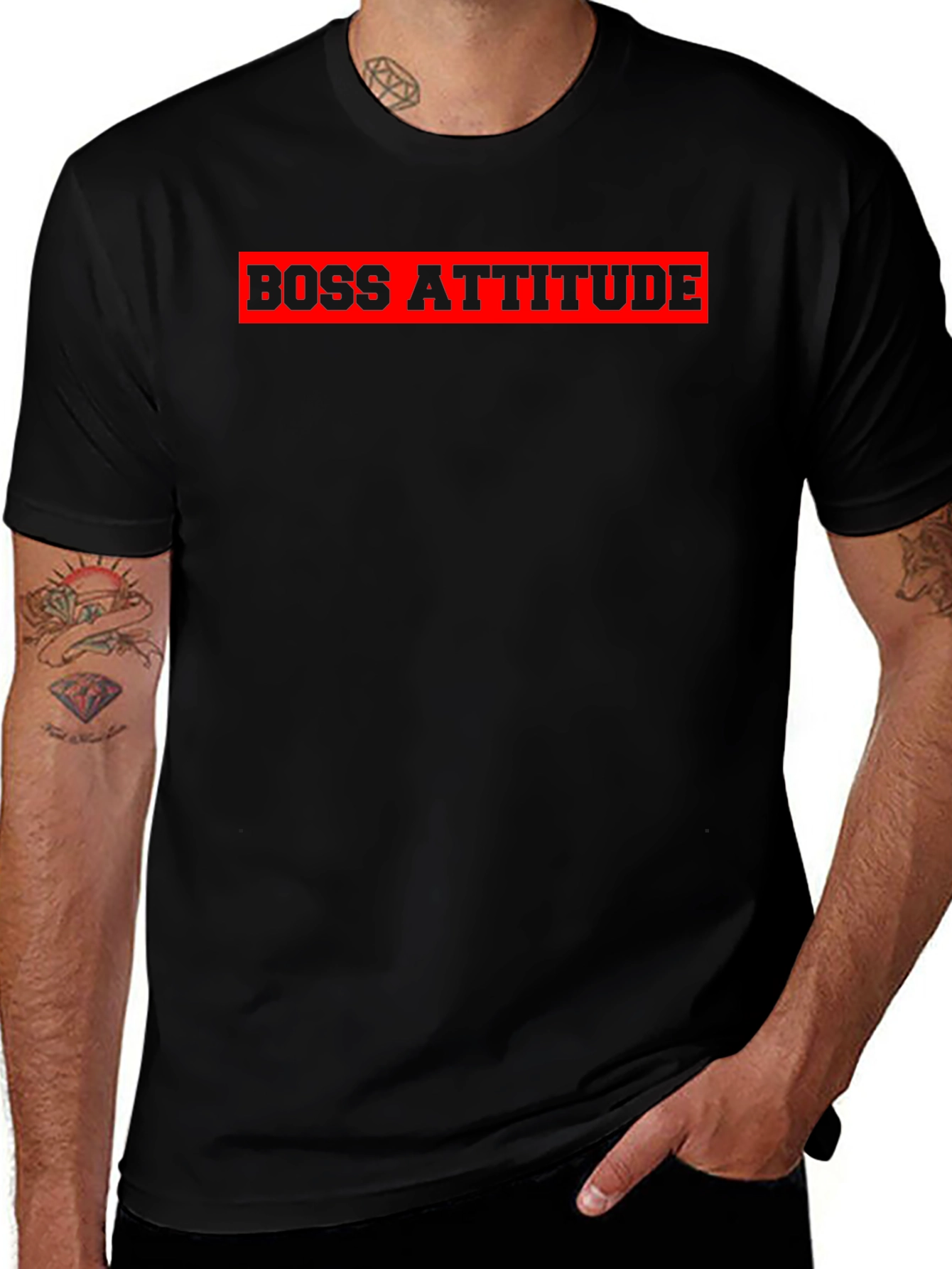 Boss Attitude Graphic T-Shirt