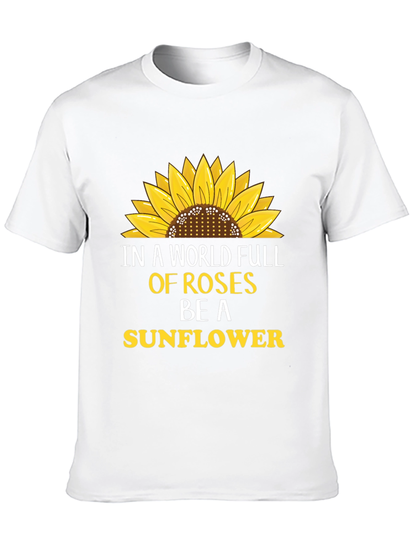 Sunflower Graphic T-Shirt - Be A Sunflower