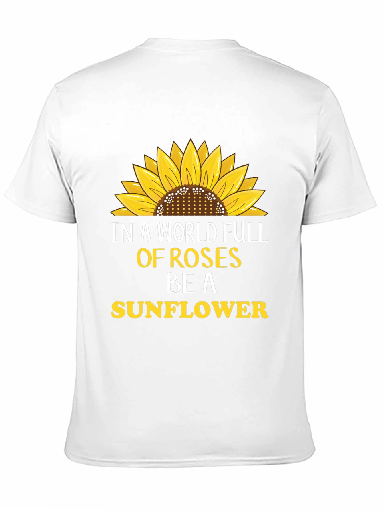 Sunflower Graphic T-Shirt - Be A Sunflower