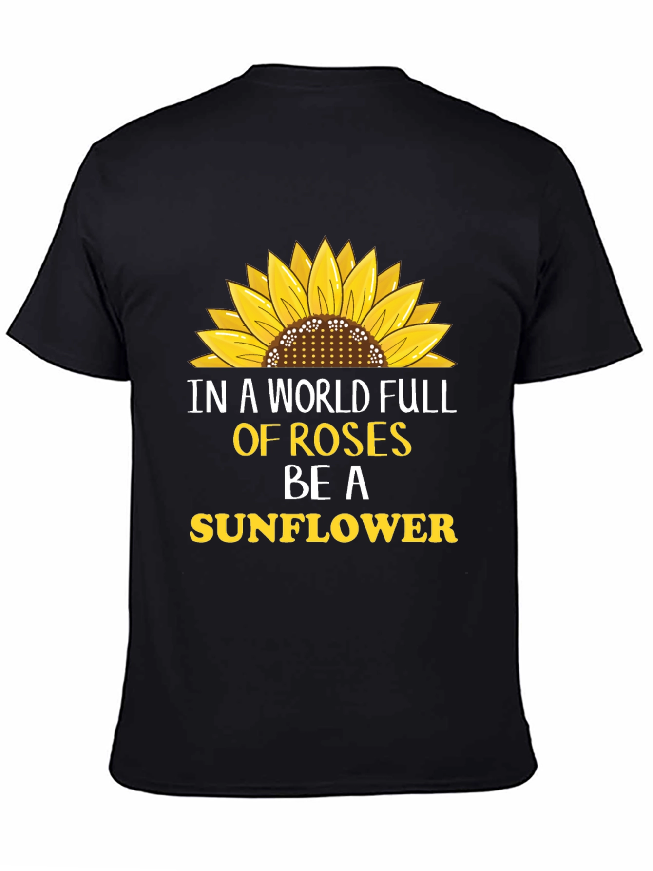Sunflower Graphic T-Shirt - Be A Sunflower