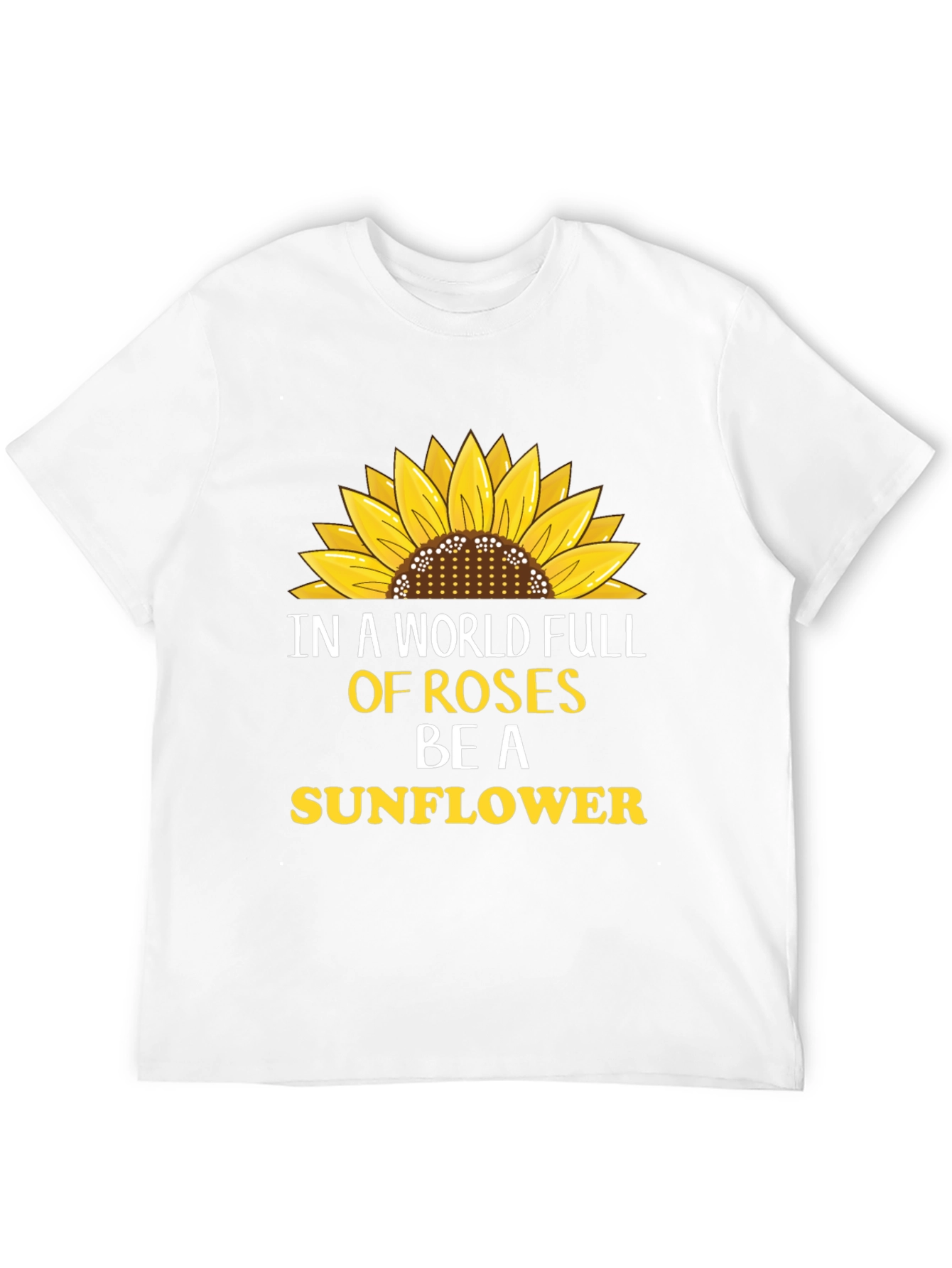 Sunflower Graphic T-Shirt - Be A Sunflower