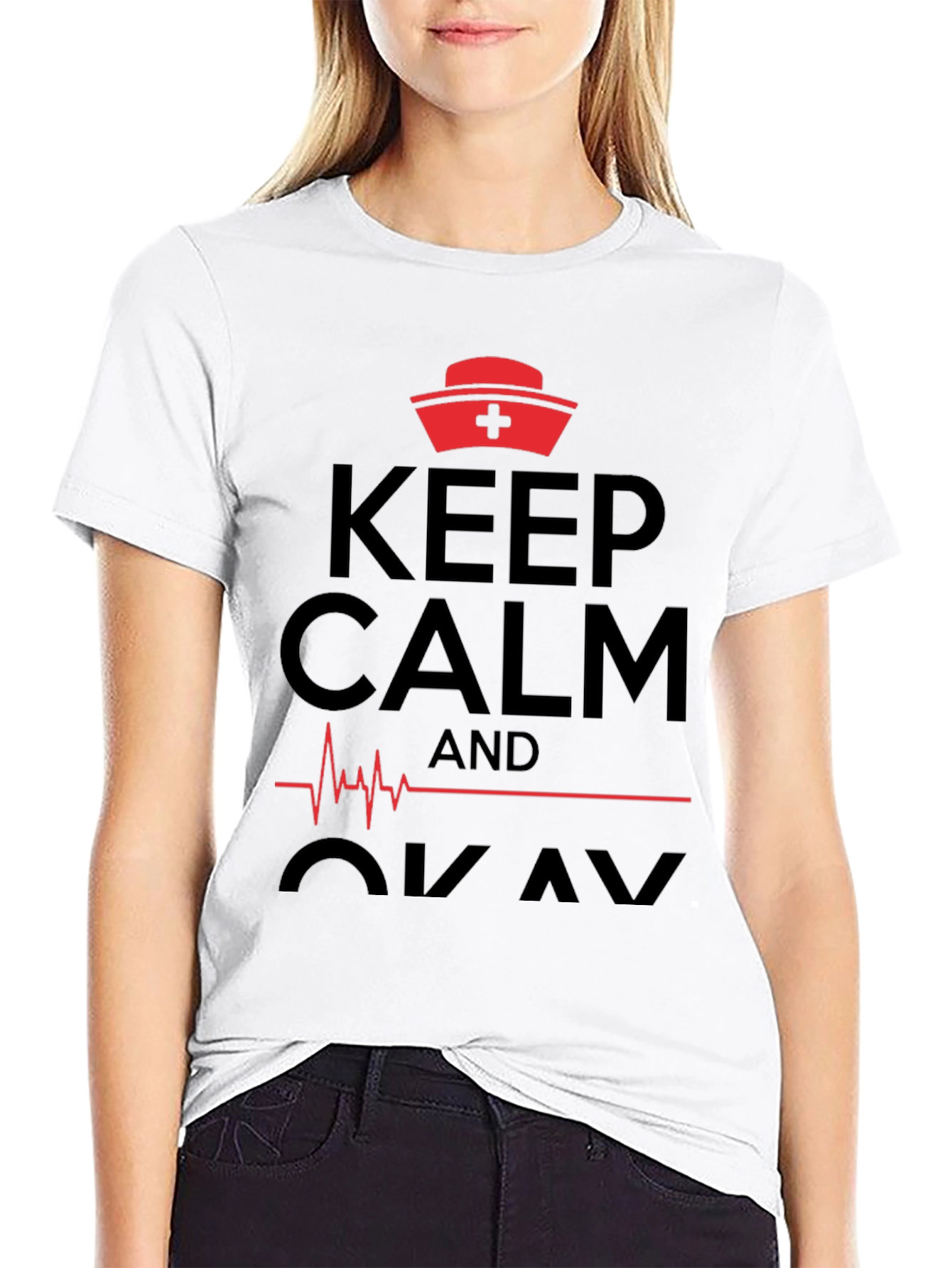 Keep Calm Nurse T-Shirt Funny Medical Shirt
