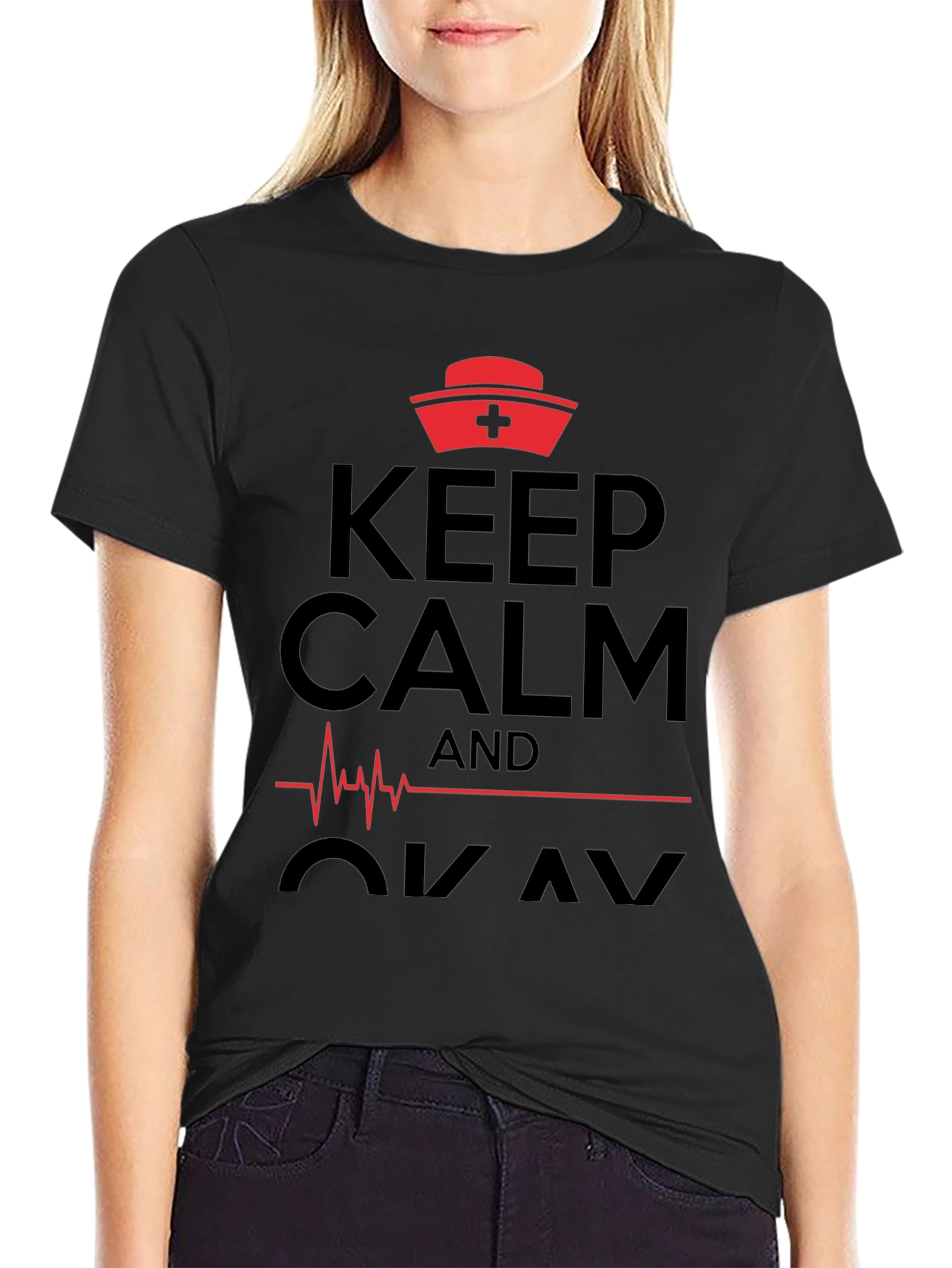 Keep Calm Nurse T-Shirt Funny Medical Shirt