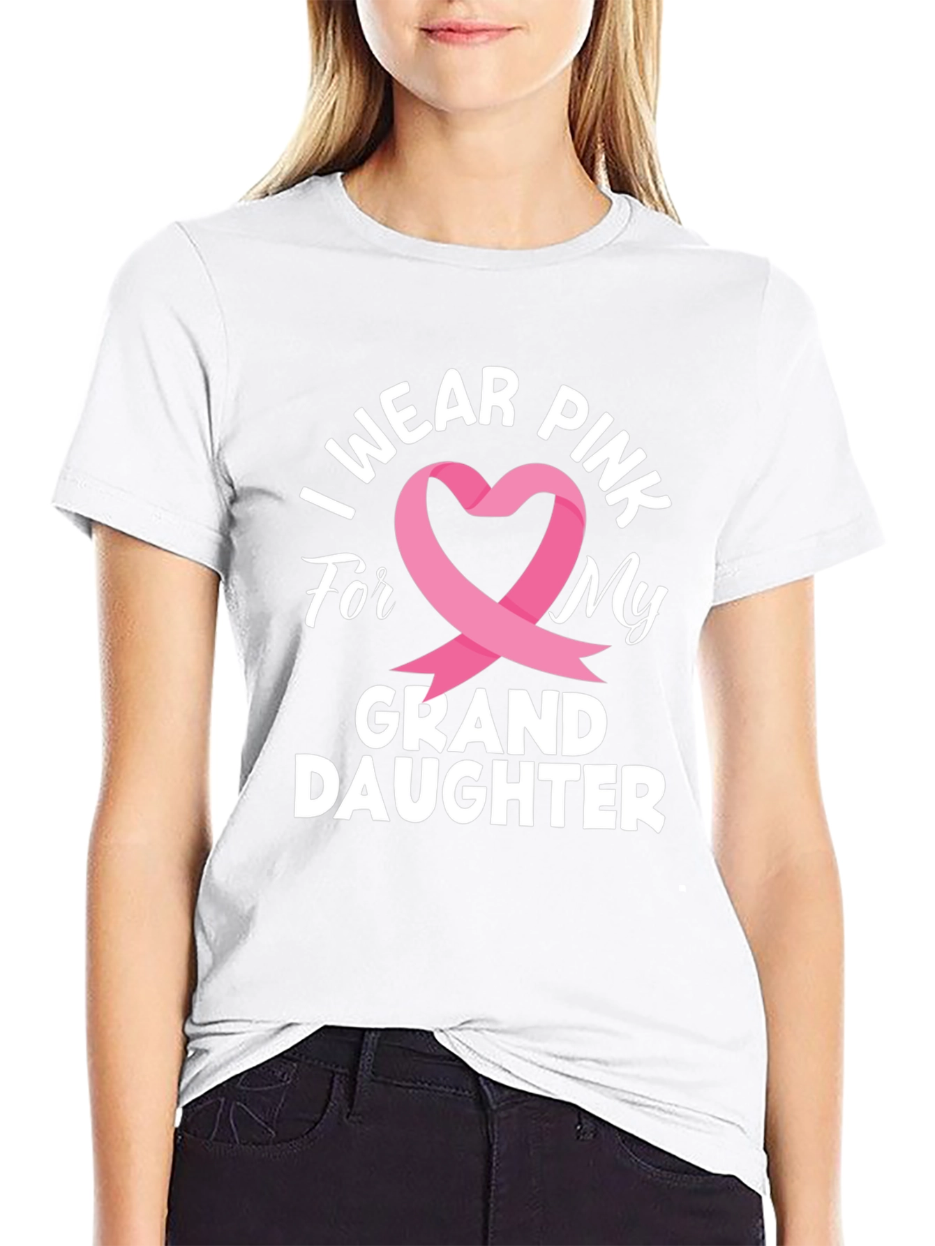 I Wear Pink For My Granddaughter T-Shirt