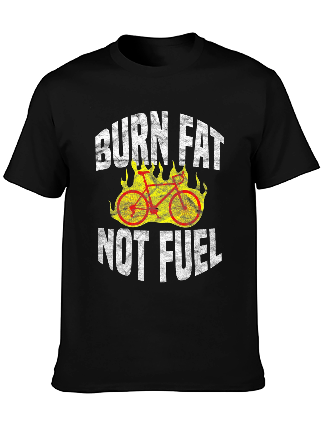 Burn Fat Not Fuel Cycling T-Shirt