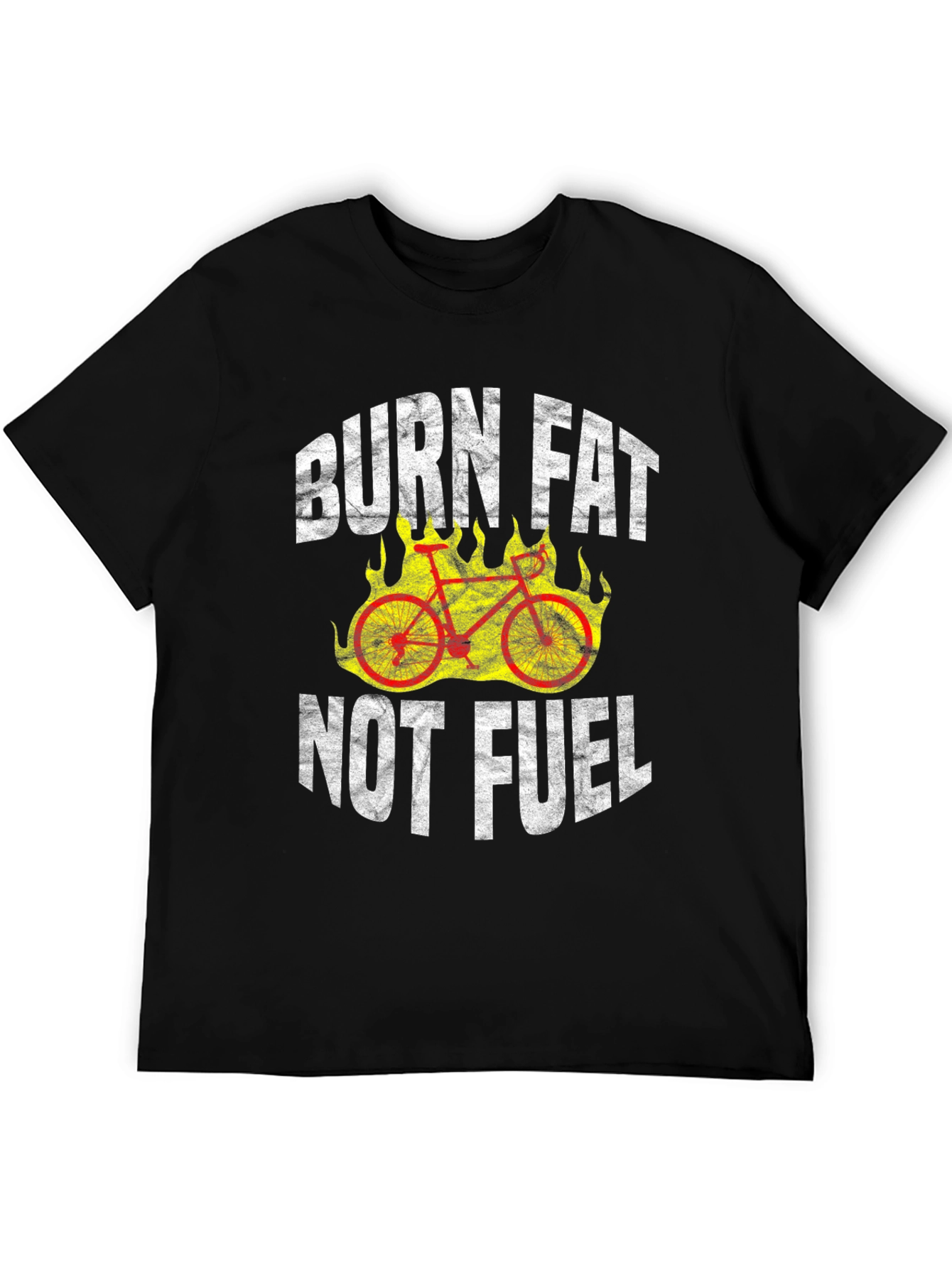 Burn Fat Not Fuel Cycling T-Shirt