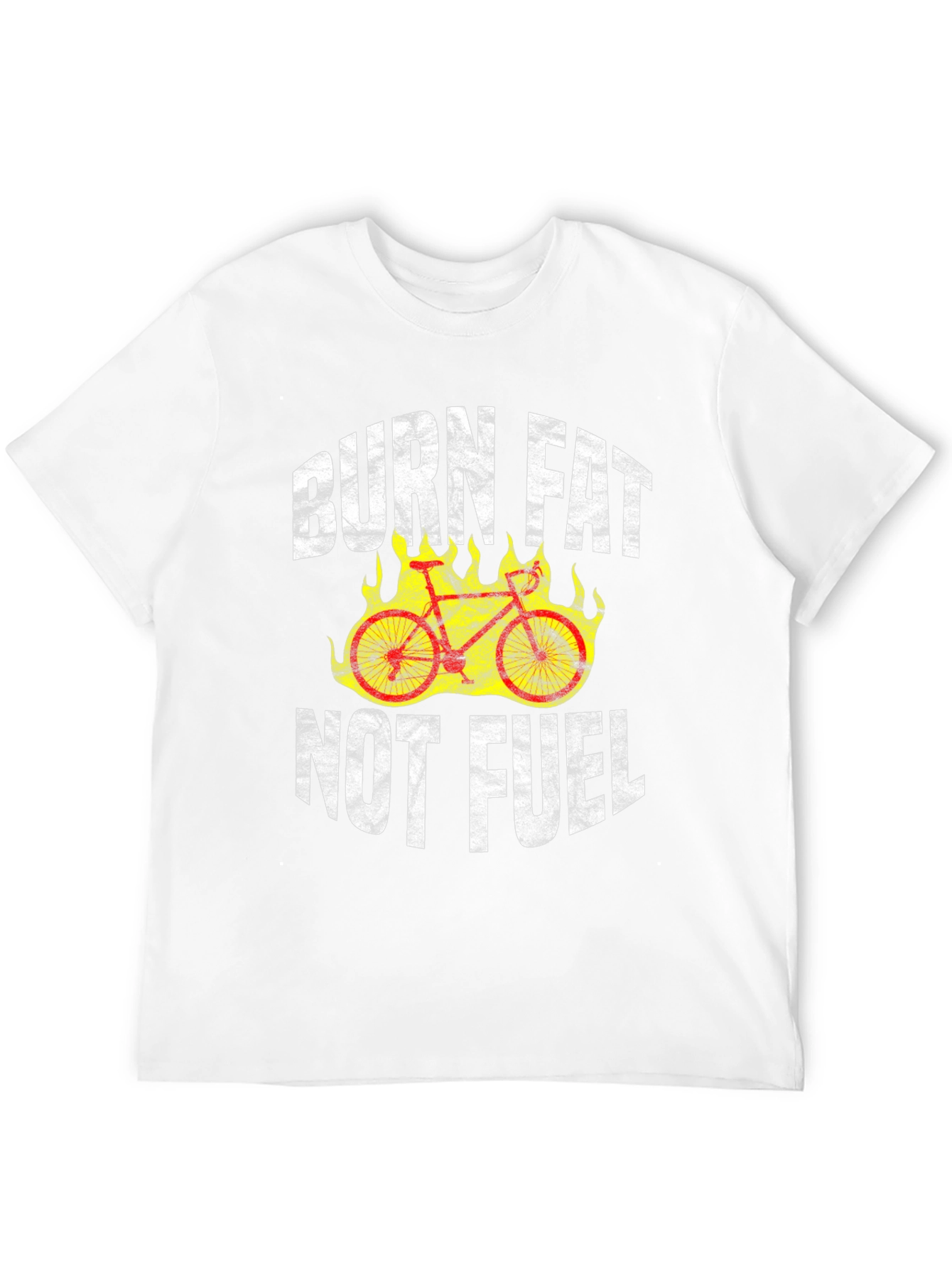 Burn Fat Not Fuel Cycling T-Shirt