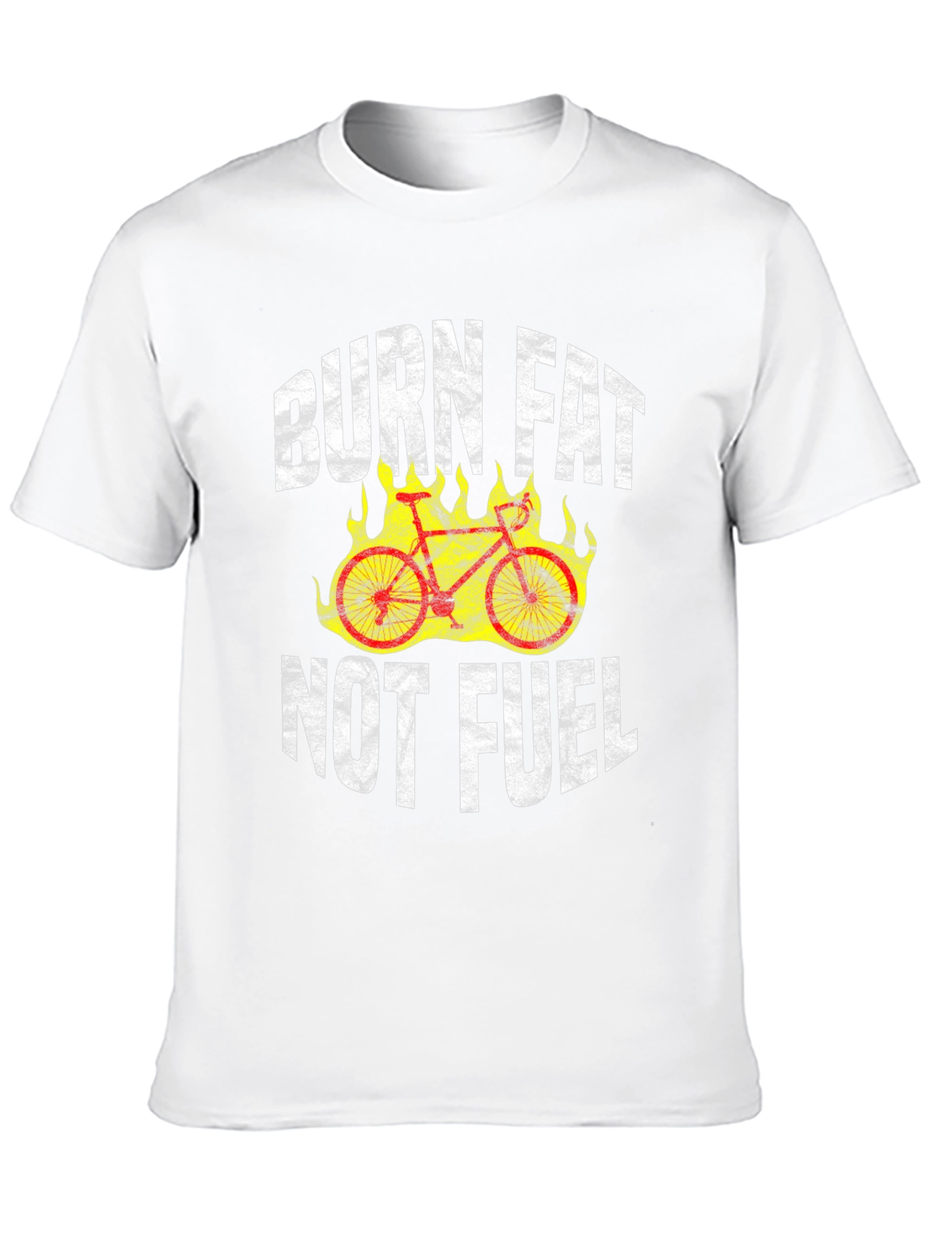 Burn Fat Not Fuel Cycling T-Shirt