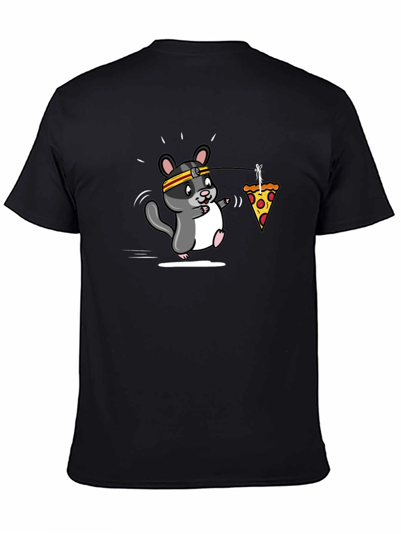 Hamster Pizza Motivation T-Shirt