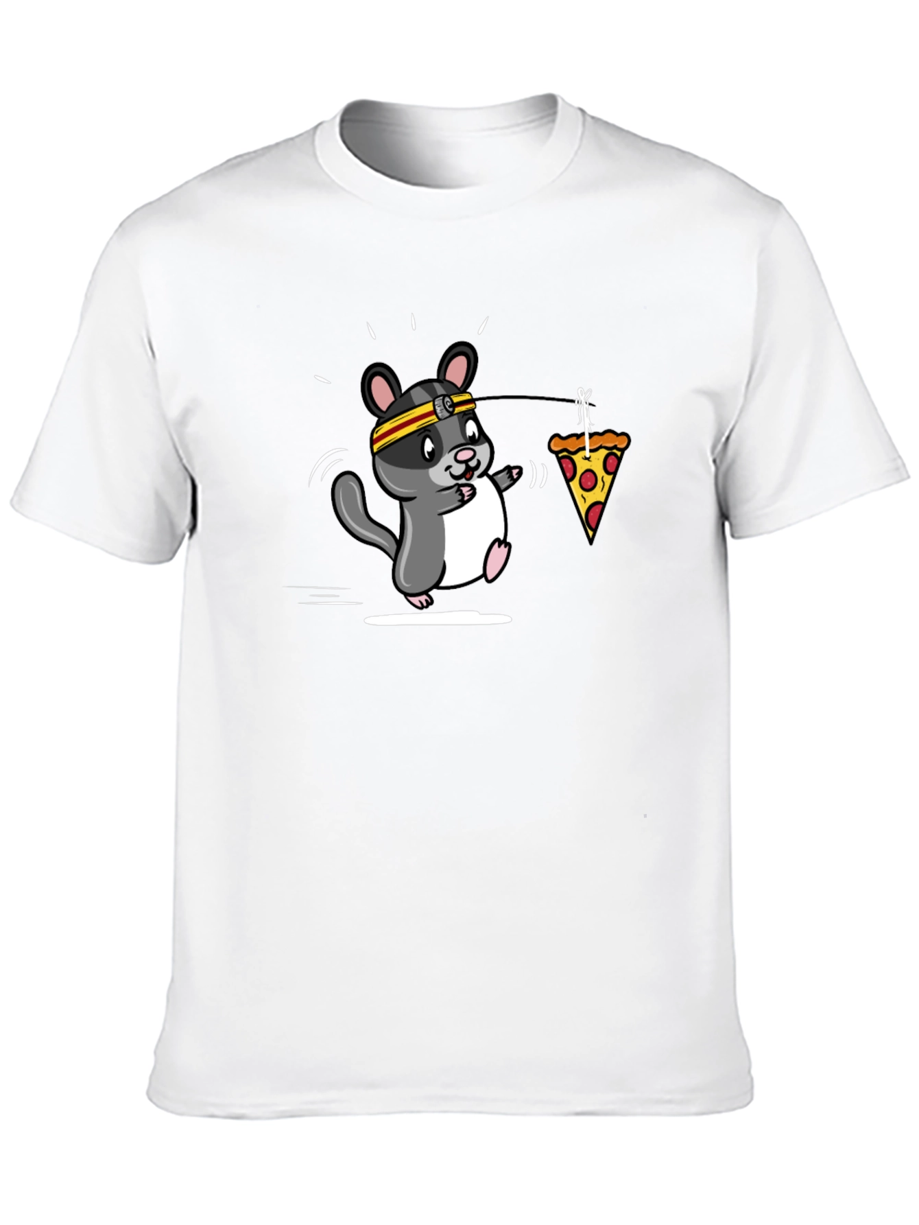 Hamster Pizza Motivation T-Shirt