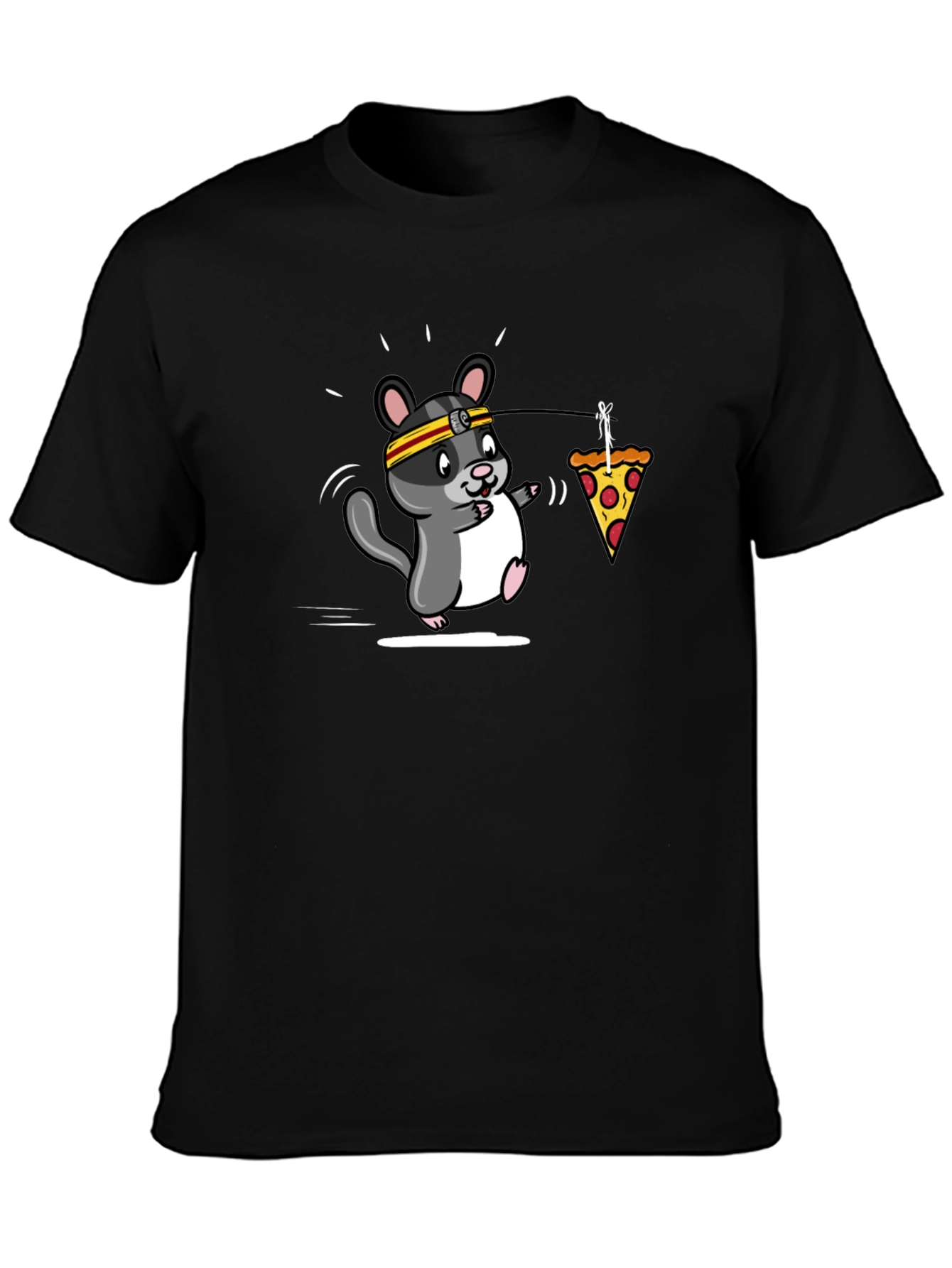 Hamster Pizza Motivation T-Shirt