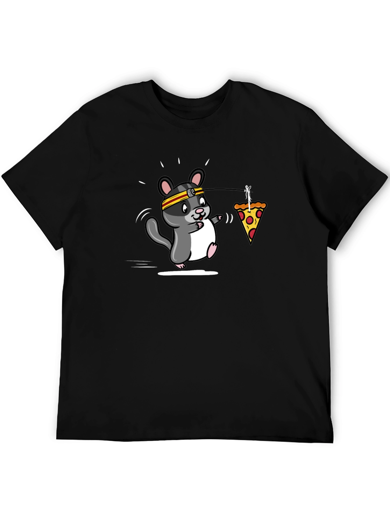 Hamster Pizza Motivation T-Shirt
