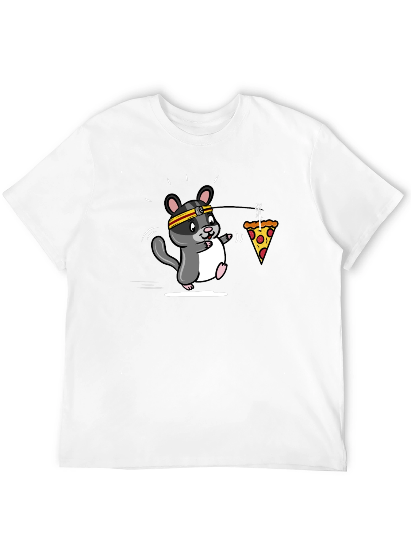 Hamster Pizza Motivation T-Shirt