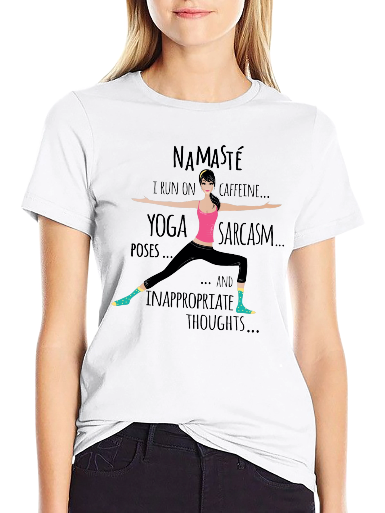 Namaste Yoga Sarcasm T-Shirt
