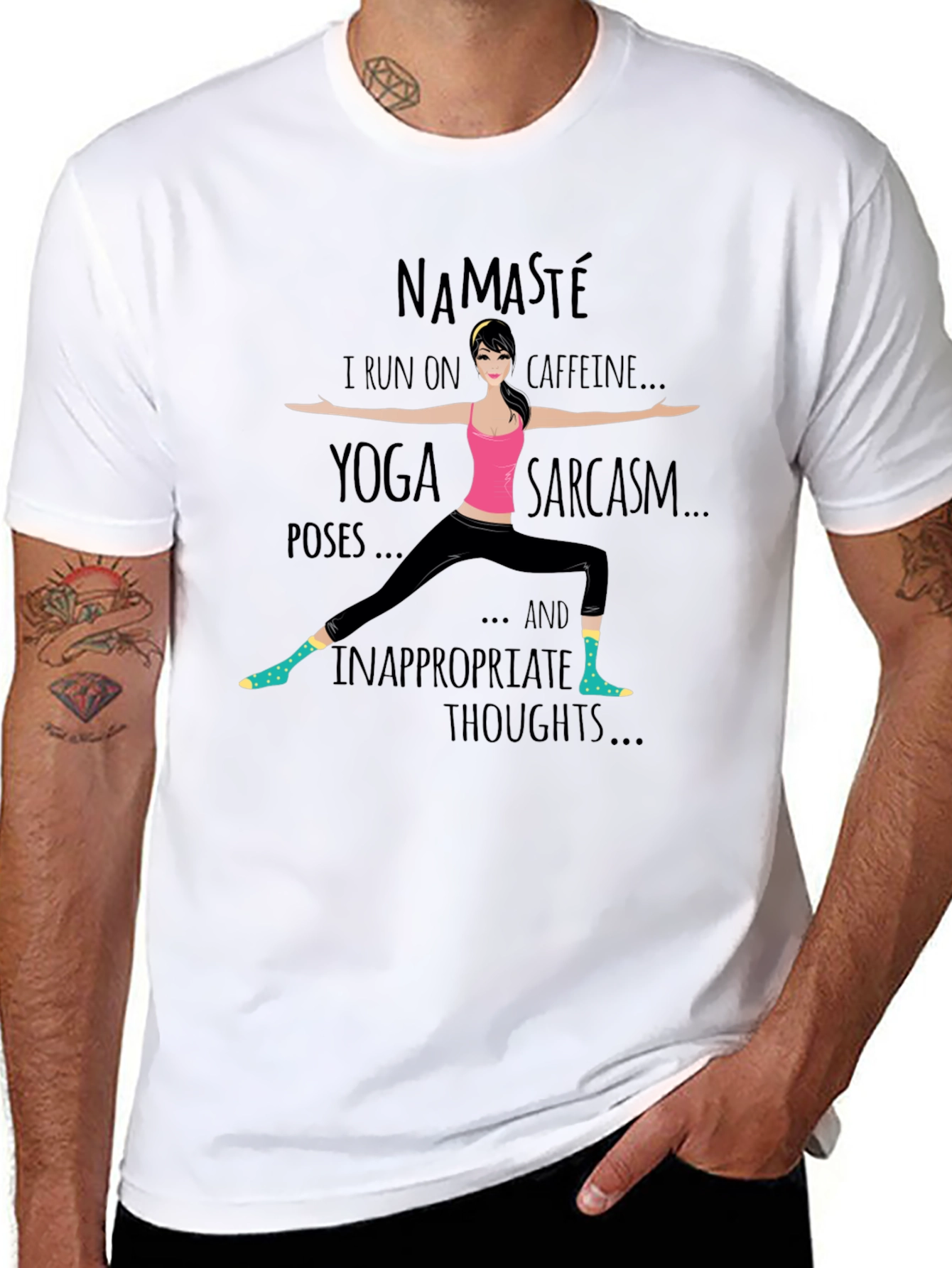Namaste Yoga Sarcasm T-Shirt