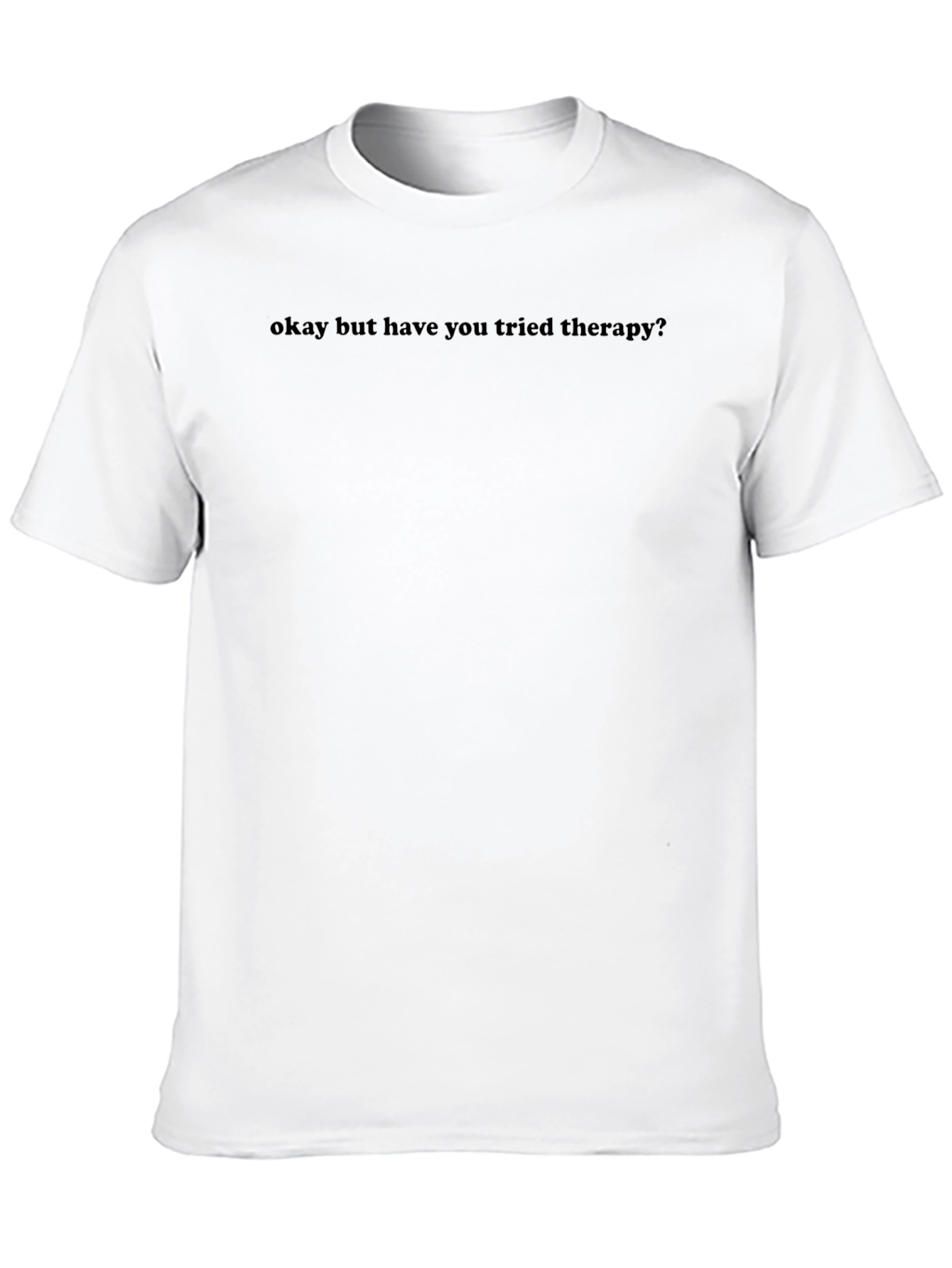 Therapy Humor Black Tee - Mens