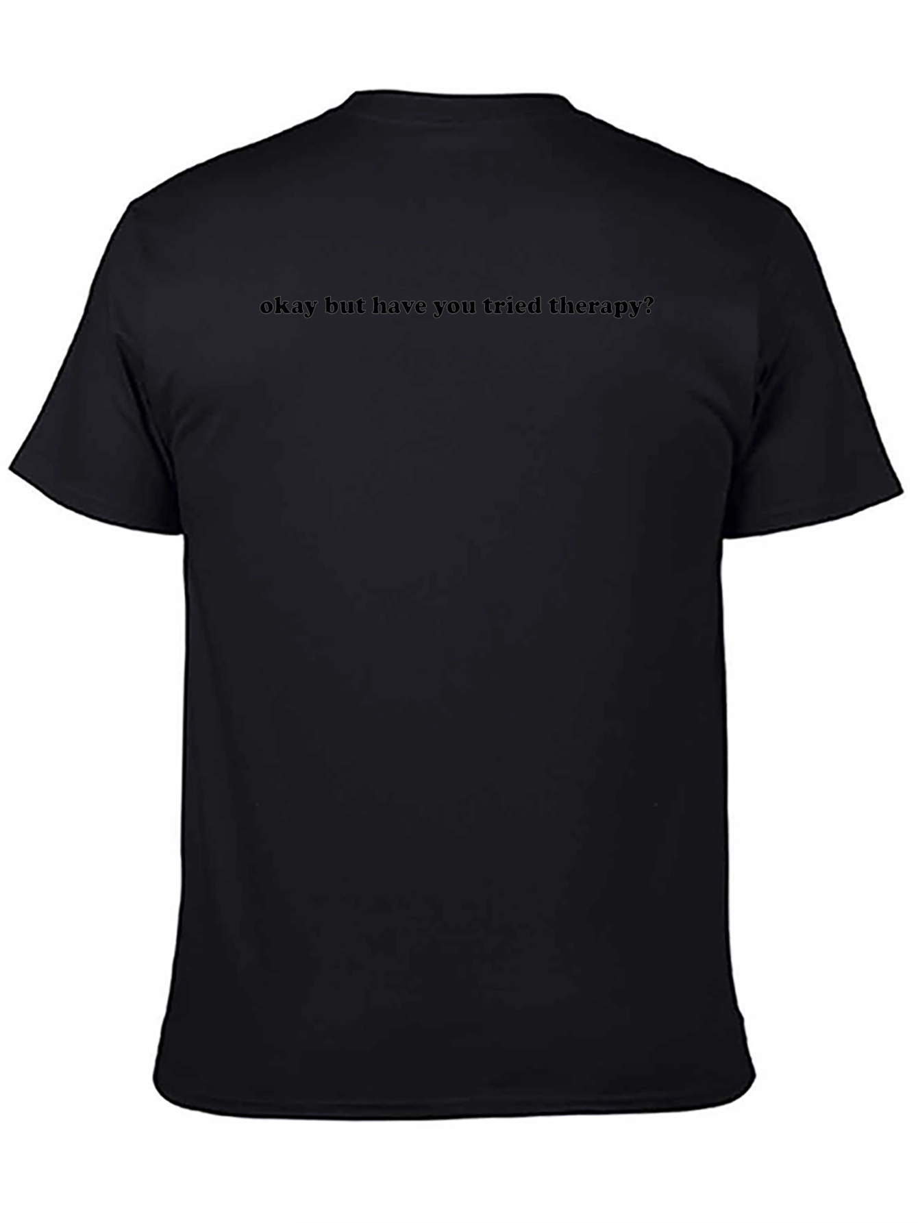 Therapy Humor Black Tee - Mens