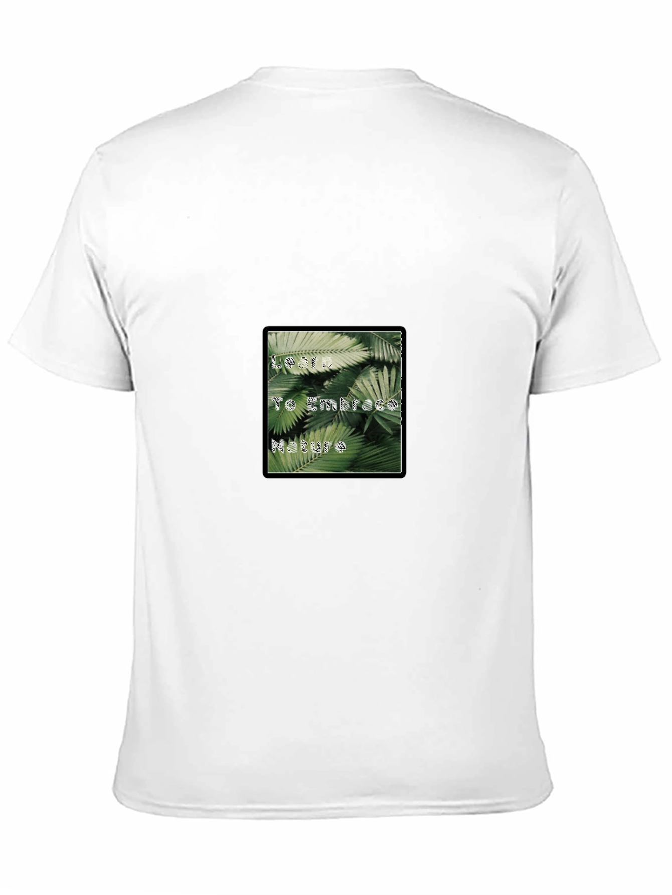 Embrace Nature Black Graphic T-Shirt