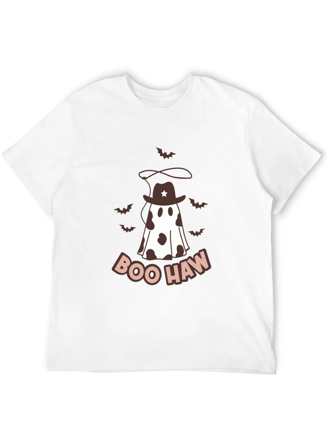 Boo Haw Cowboy Ghost Graphic Tee - Halloween Style