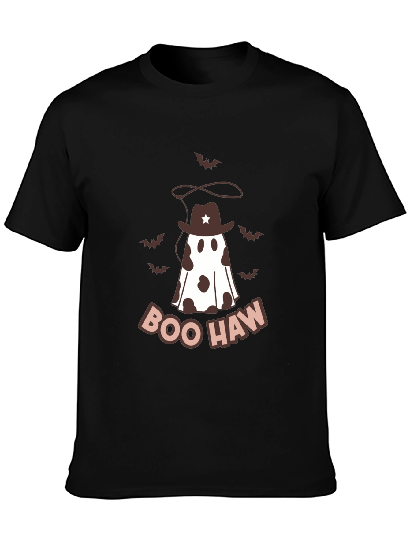 Boo Haw Cowboy Ghost Graphic Tee - Halloween Style