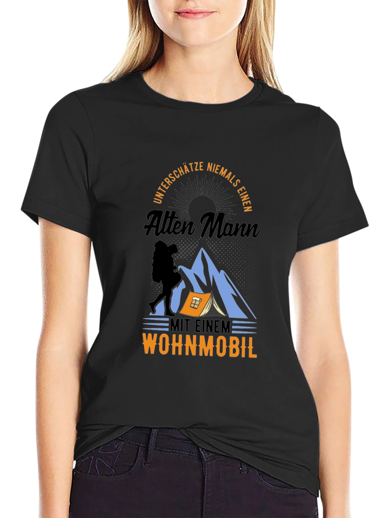 Hiking Old Man T-Shirt