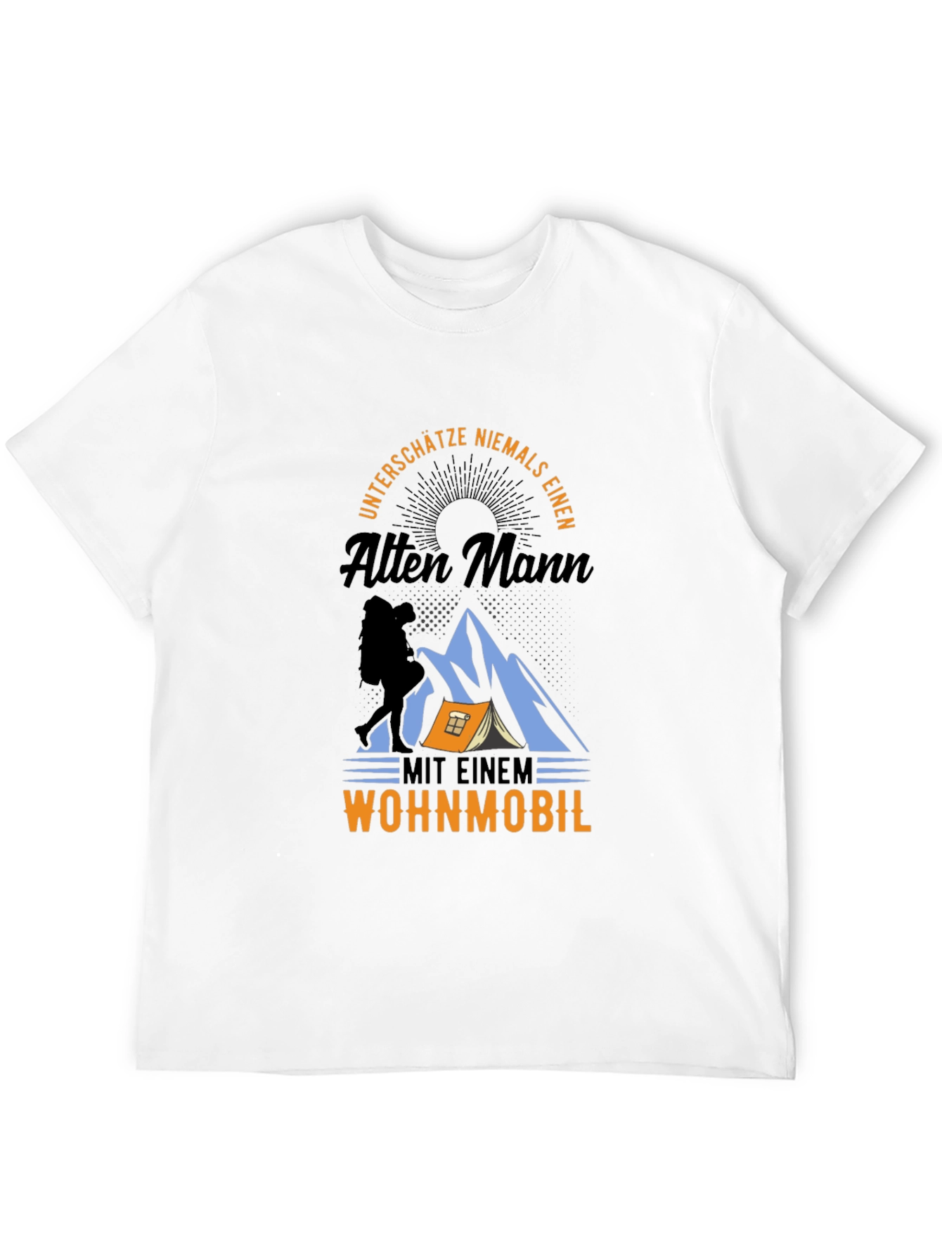 Hiking Old Man T-Shirt