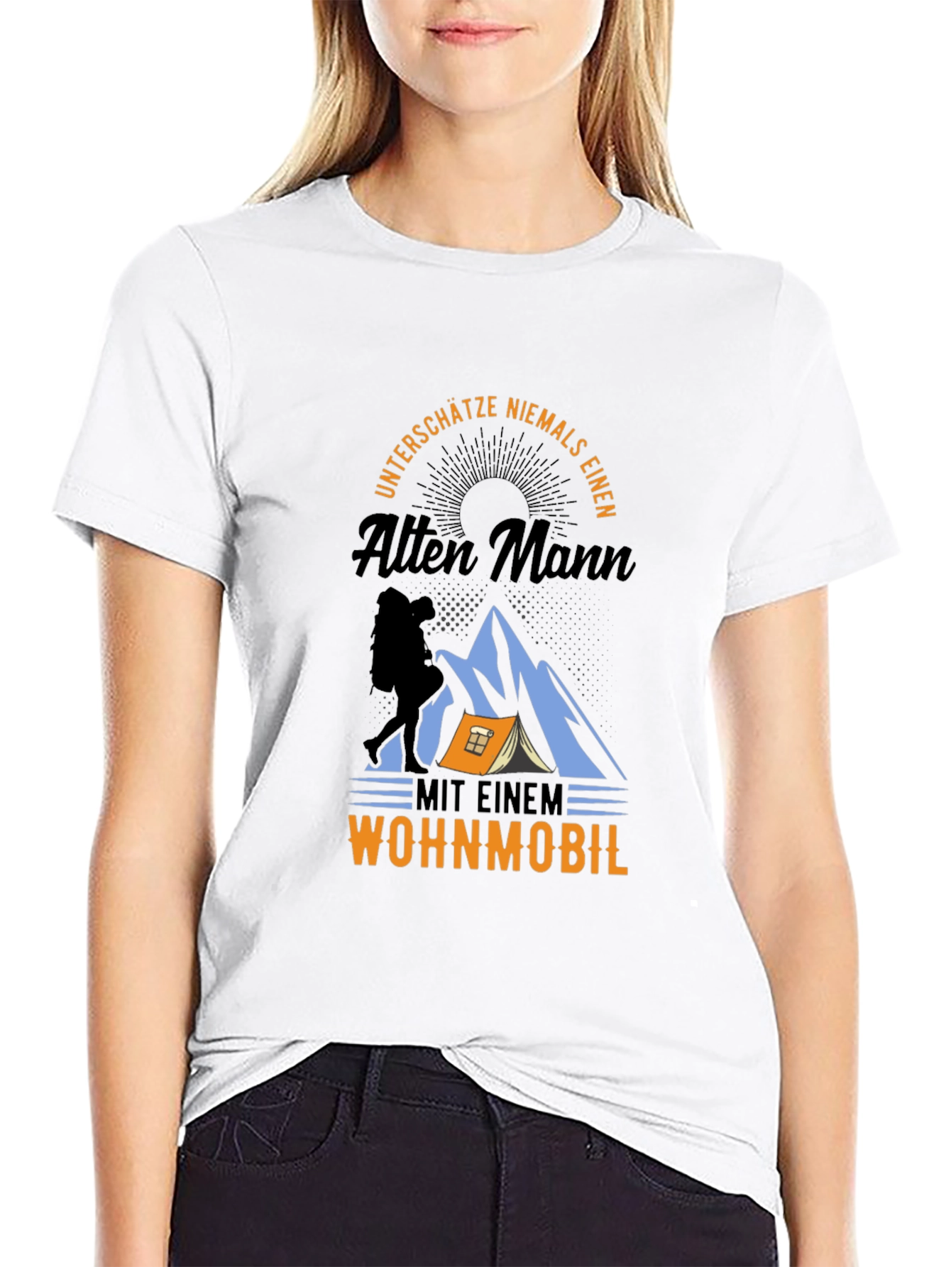Hiking Old Man T-Shirt