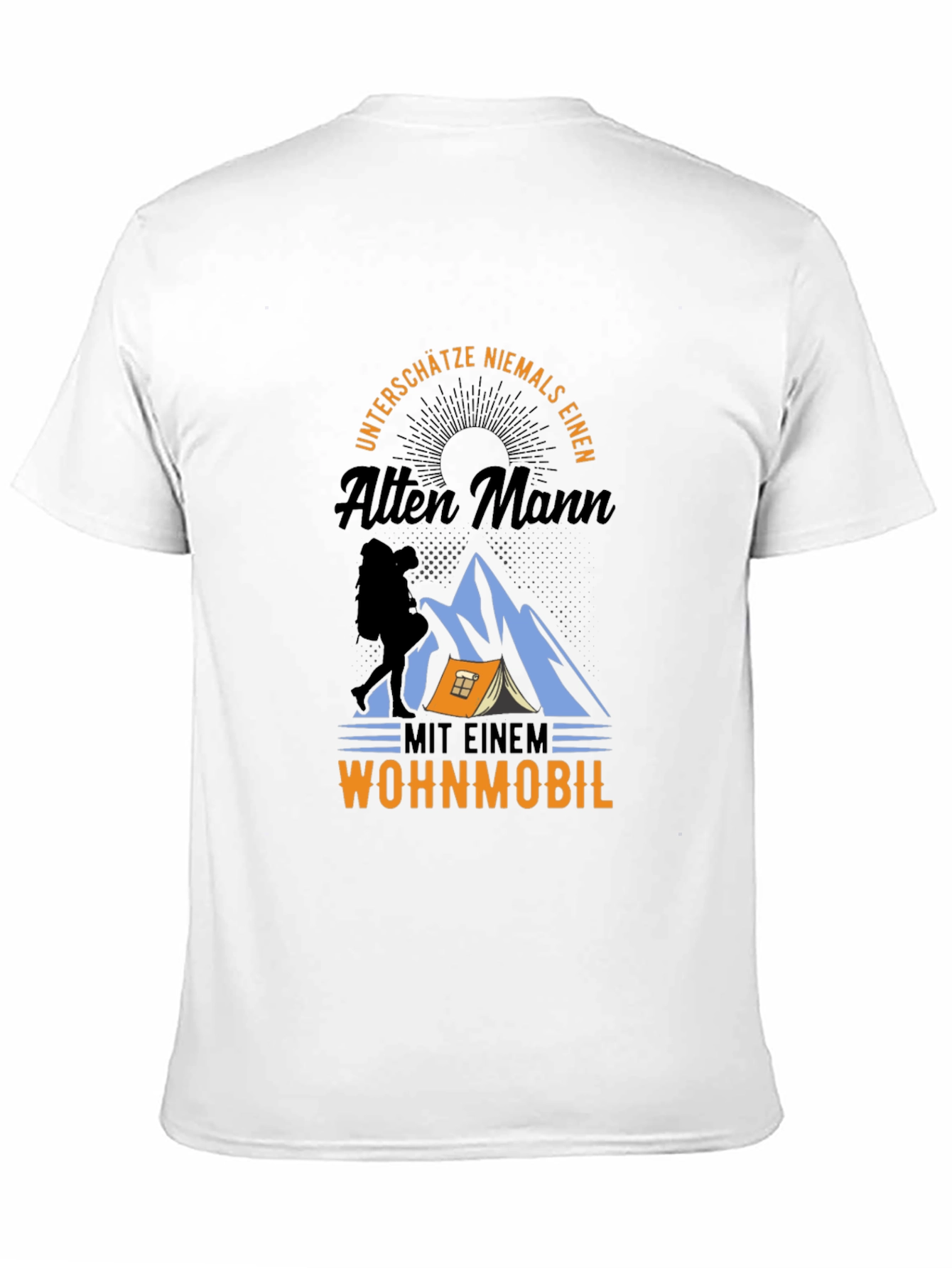 Hiking Old Man T-Shirt