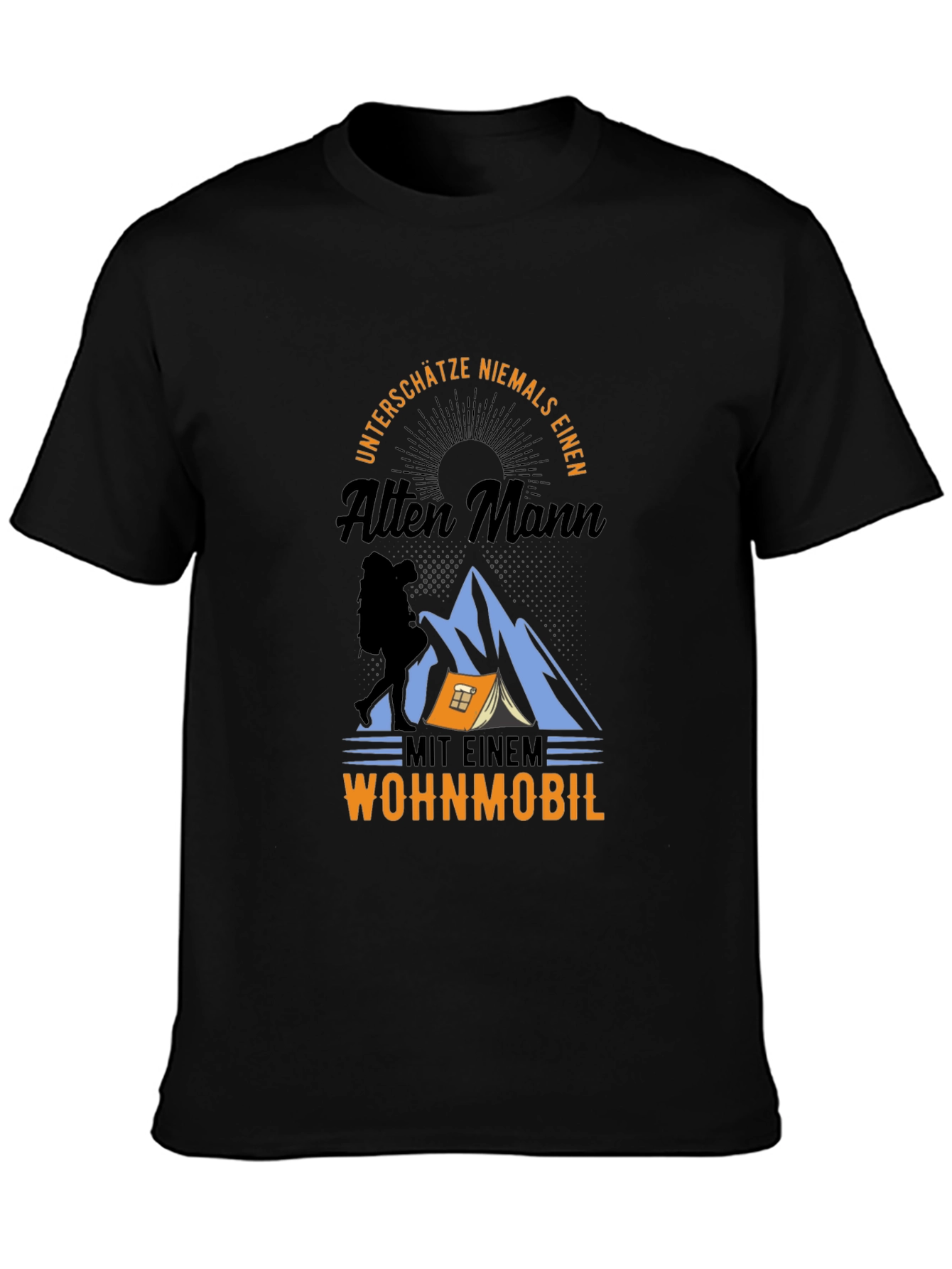 Hiking Old Man T-Shirt