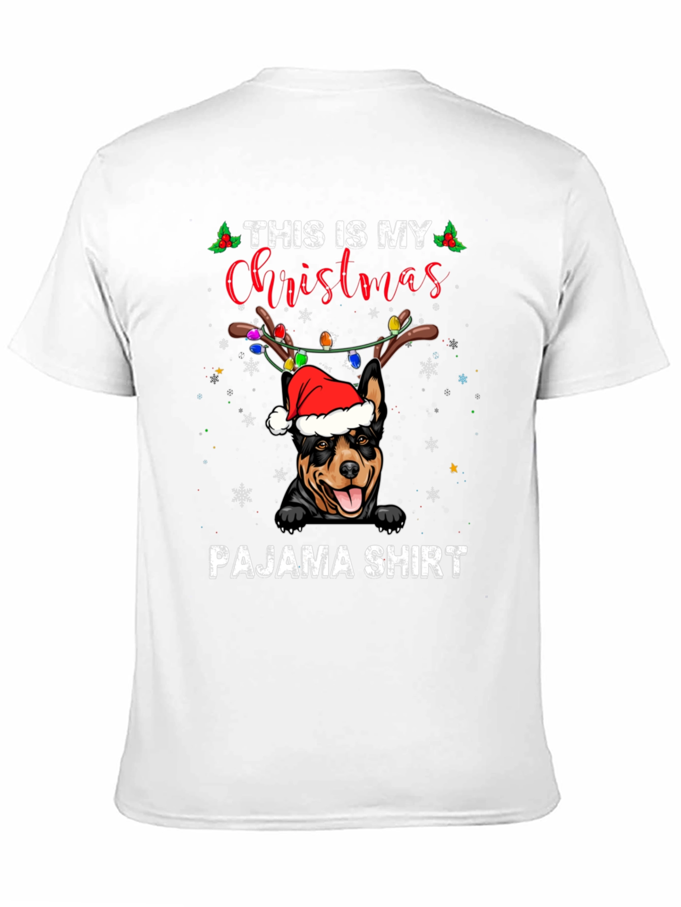 Christmas Dog Pajama T-Shirt