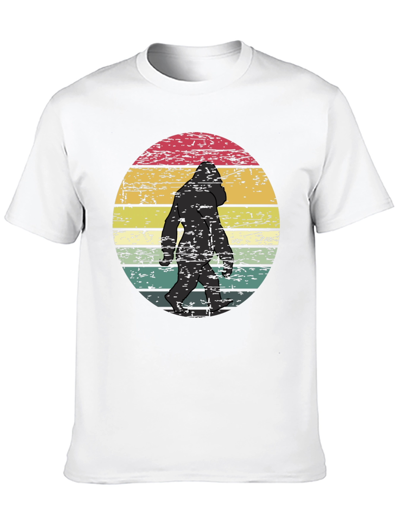 Retro Bigfoot Graphic Tee - Mens Black T-Shirt
