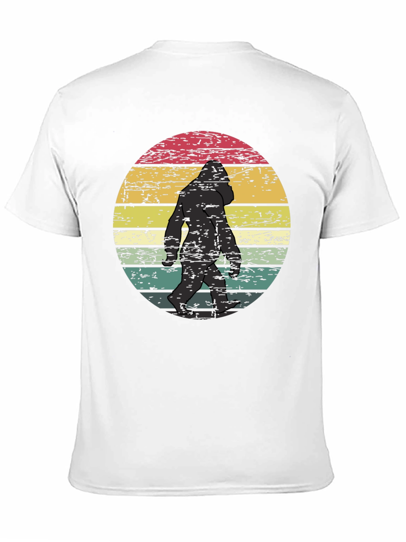 Retro Bigfoot Graphic Tee - Mens Black T-Shirt