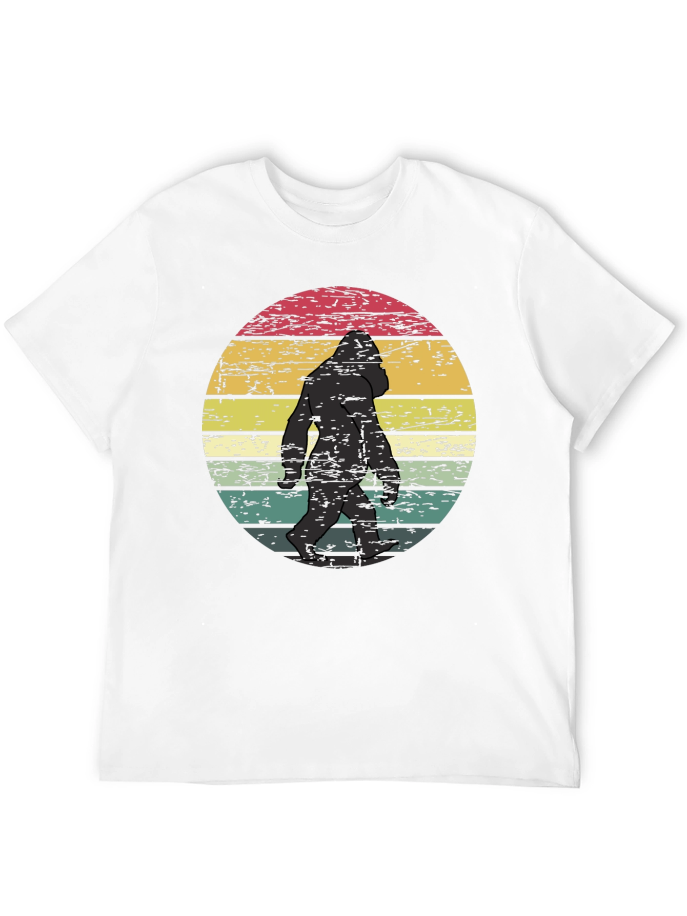Retro Bigfoot Graphic Tee - Mens Black T-Shirt