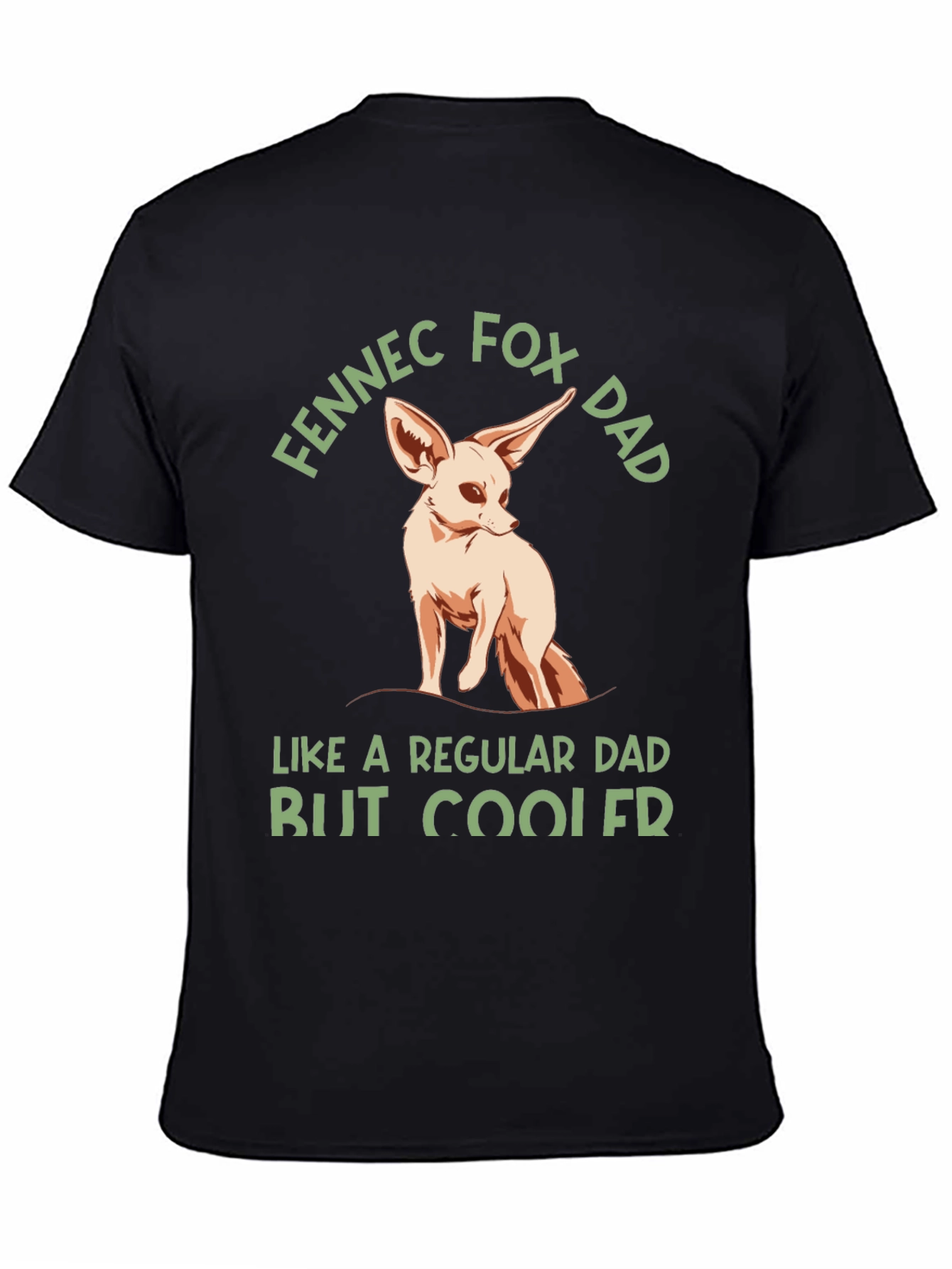 Fennec Fox Dad T-Shirt - Cool Fathers Day Gift