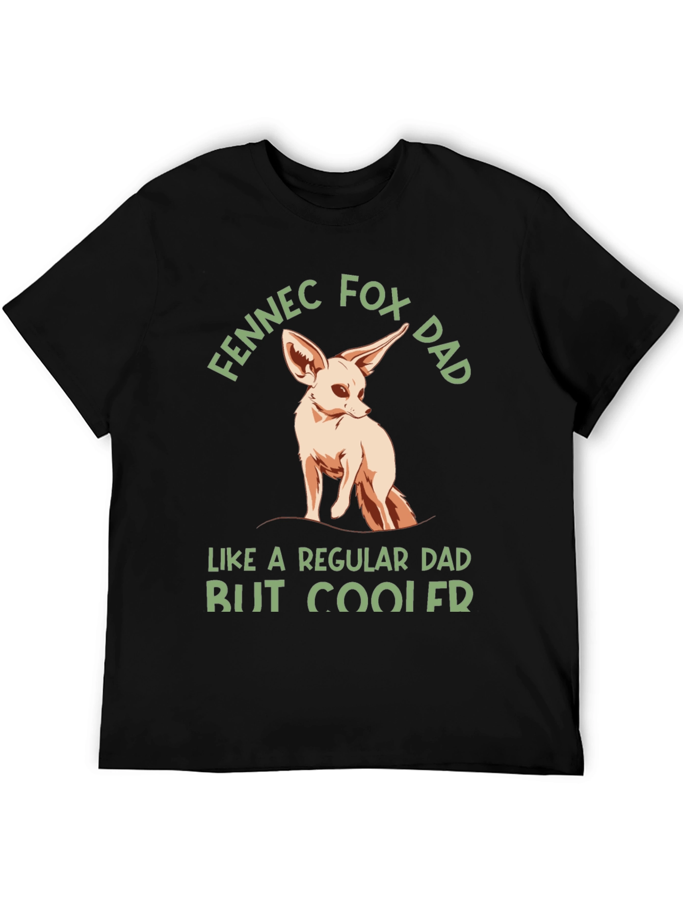 Fennec Fox Dad T-Shirt - Cool Fathers Day Gift