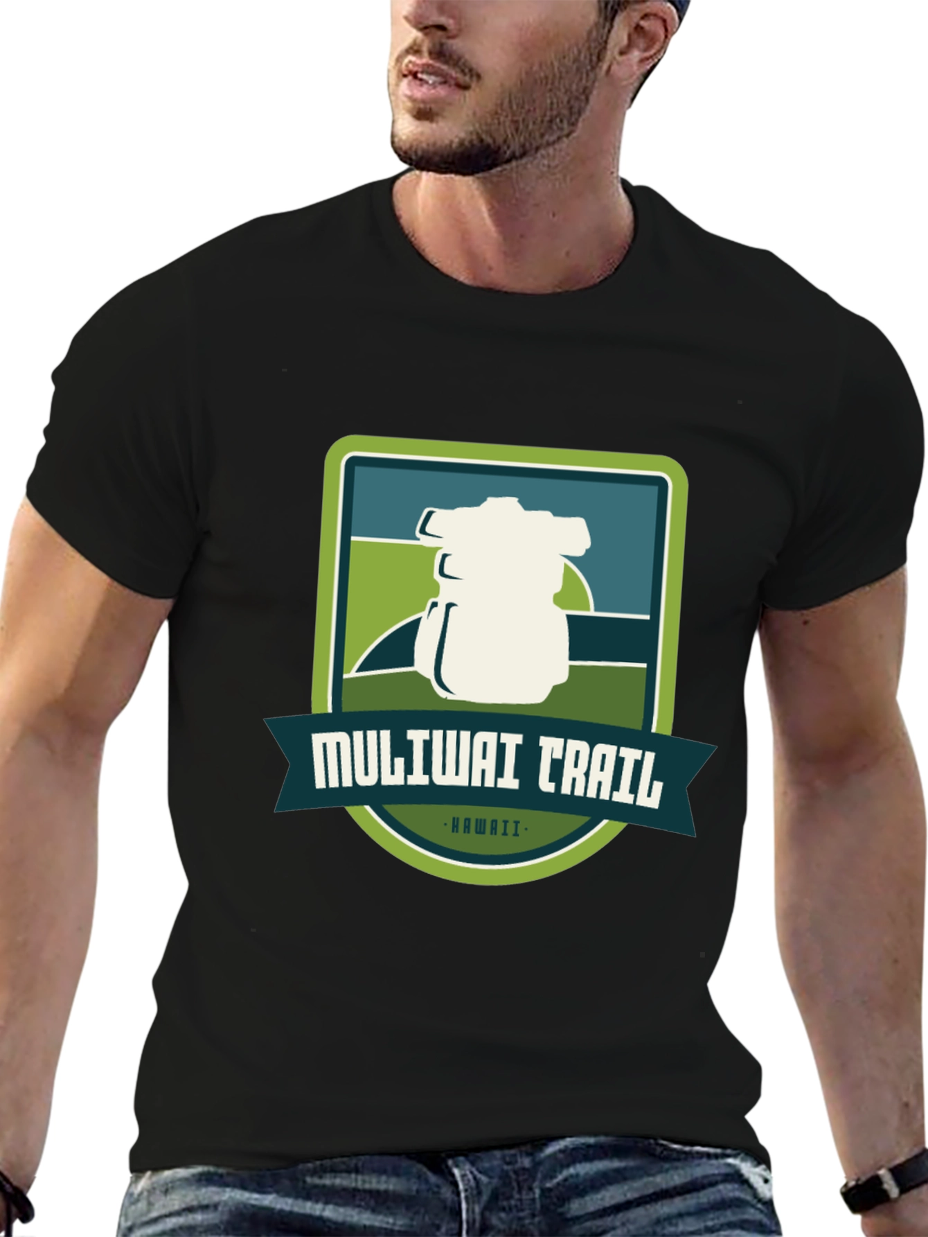 Muliwai Trail T-Shirt | Hawaii Hiking Adventure