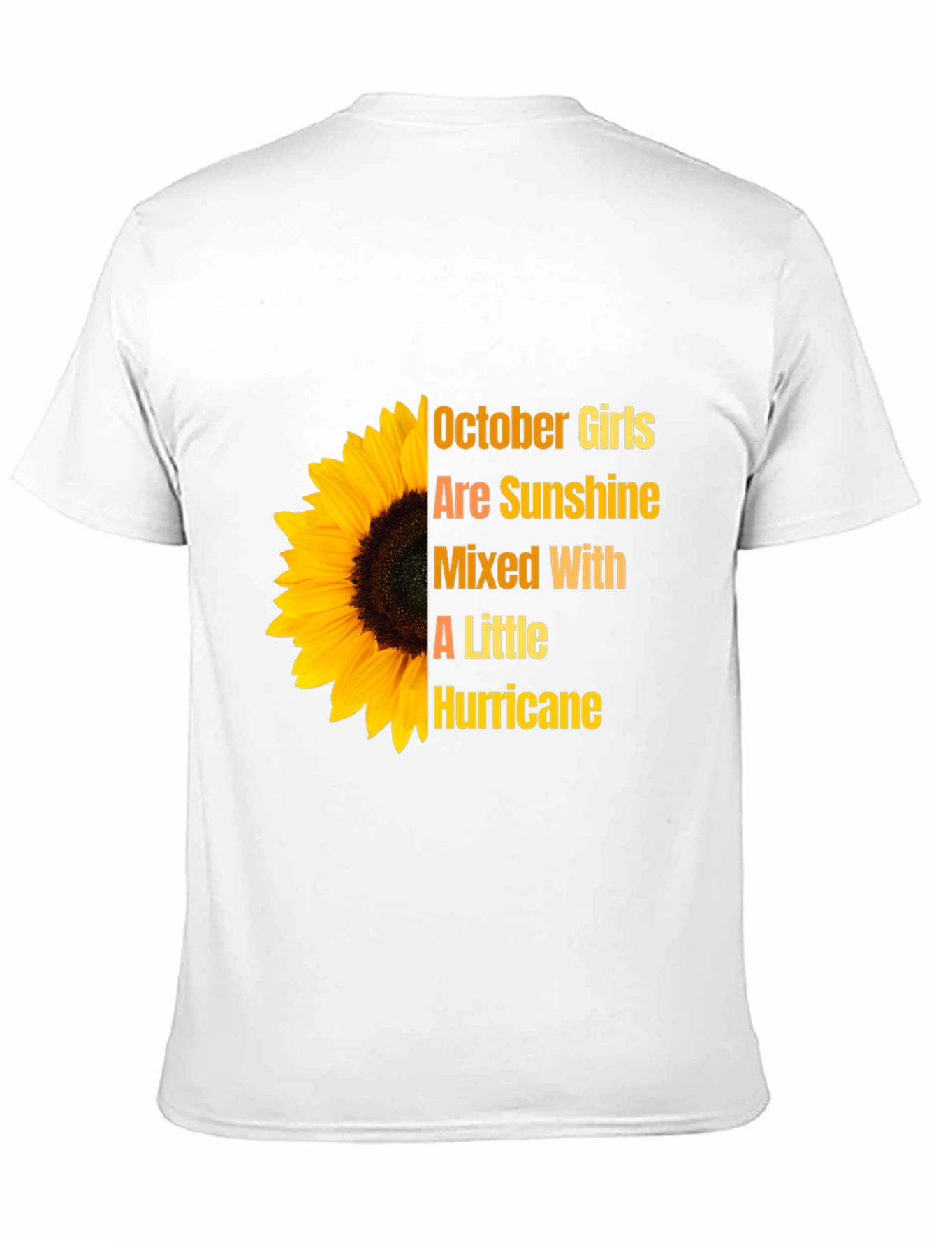 October Girls Sunflower Graphic T-Shirt
