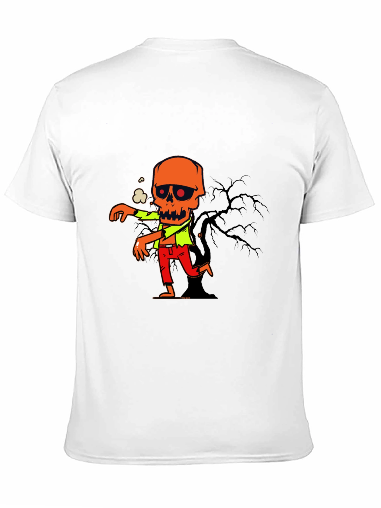Zombie Graphic Print T-Shirt - Halloween