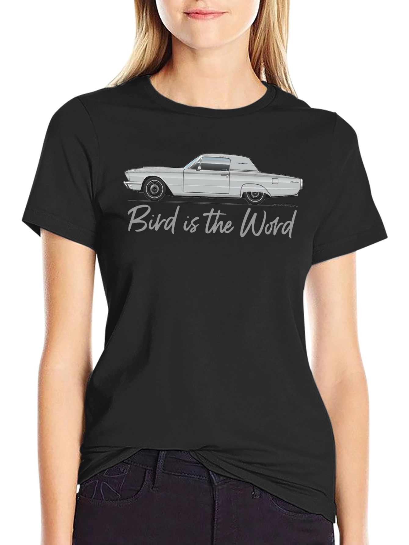 Bird is the Word Classic Car T-Shirt