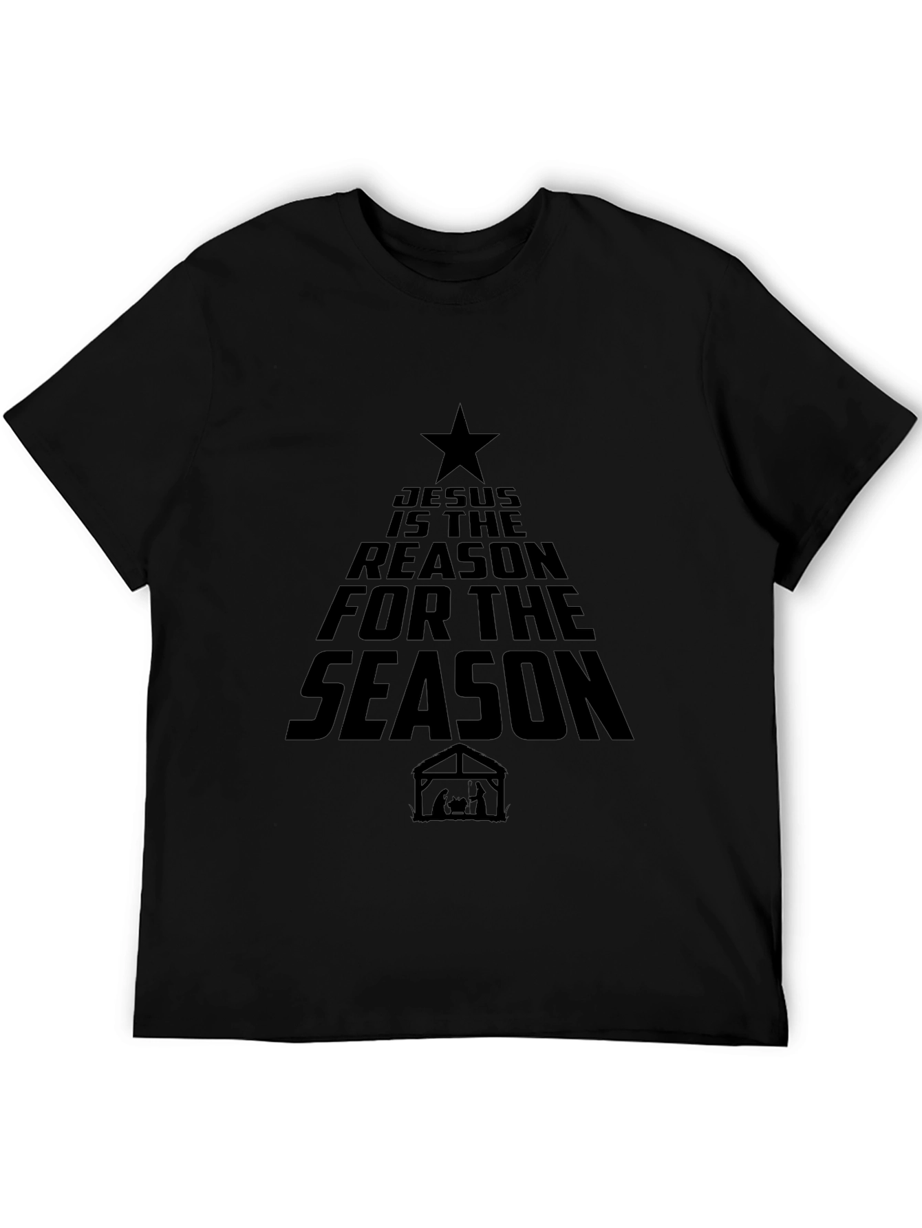 Jesus is the Reason Black Graphic Tee