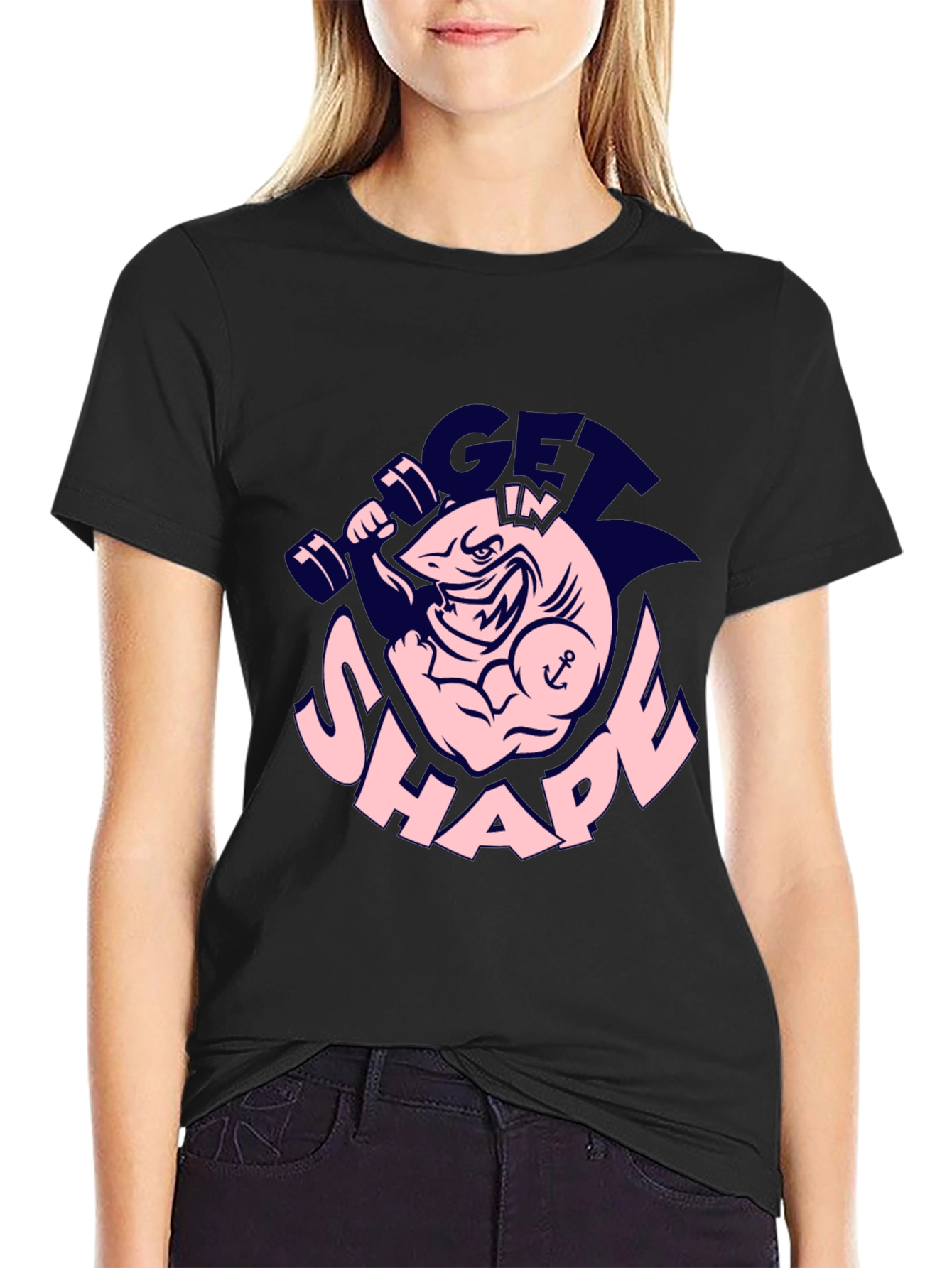 Get In Shape Shark Gym T-Shirt