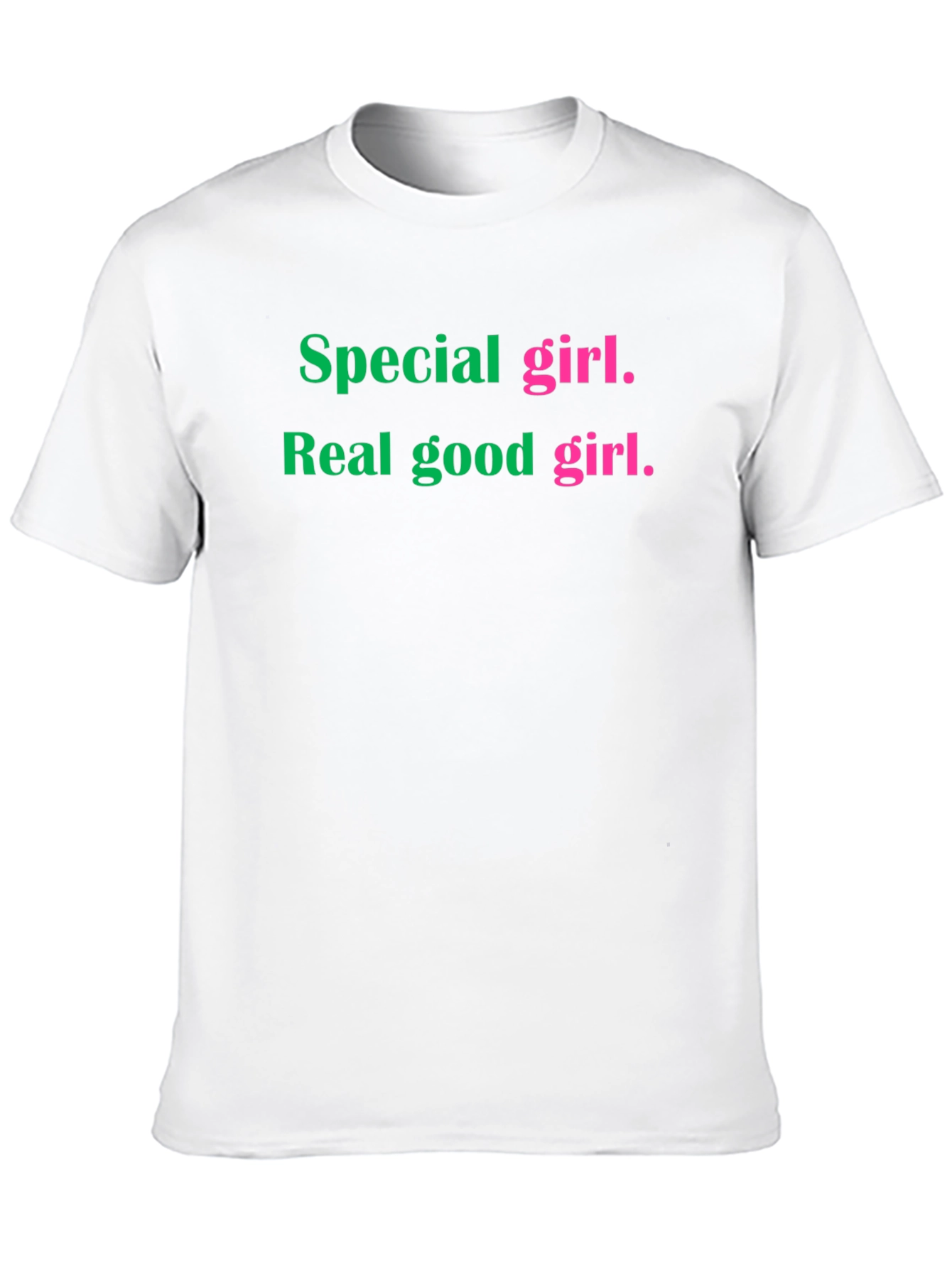 Special Girl Graphic Tee - Soft Black T-Shirt