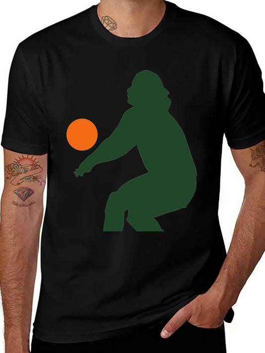 Retro Silhouette Volleyball T-Shirt