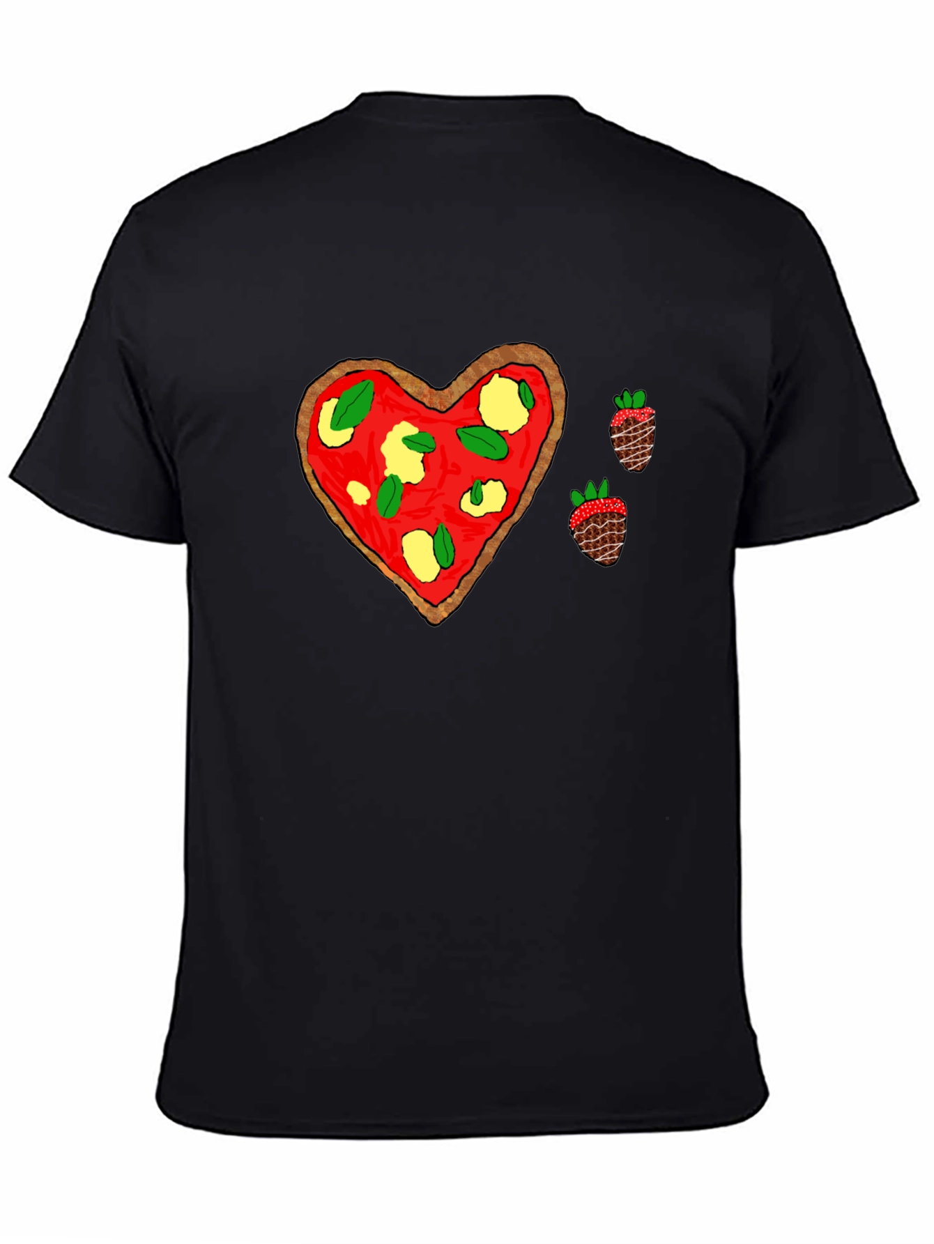 Pizza Heart Tee: Sweet & Savory Style