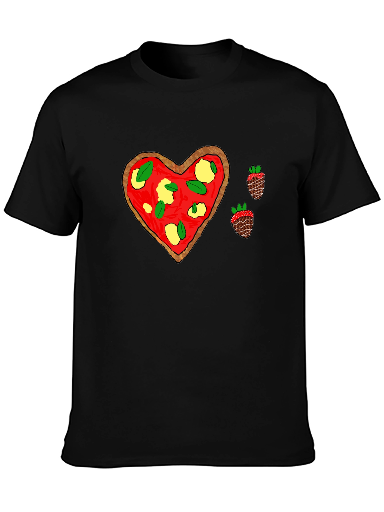 Pizza Heart Tee: Sweet & Savory Style