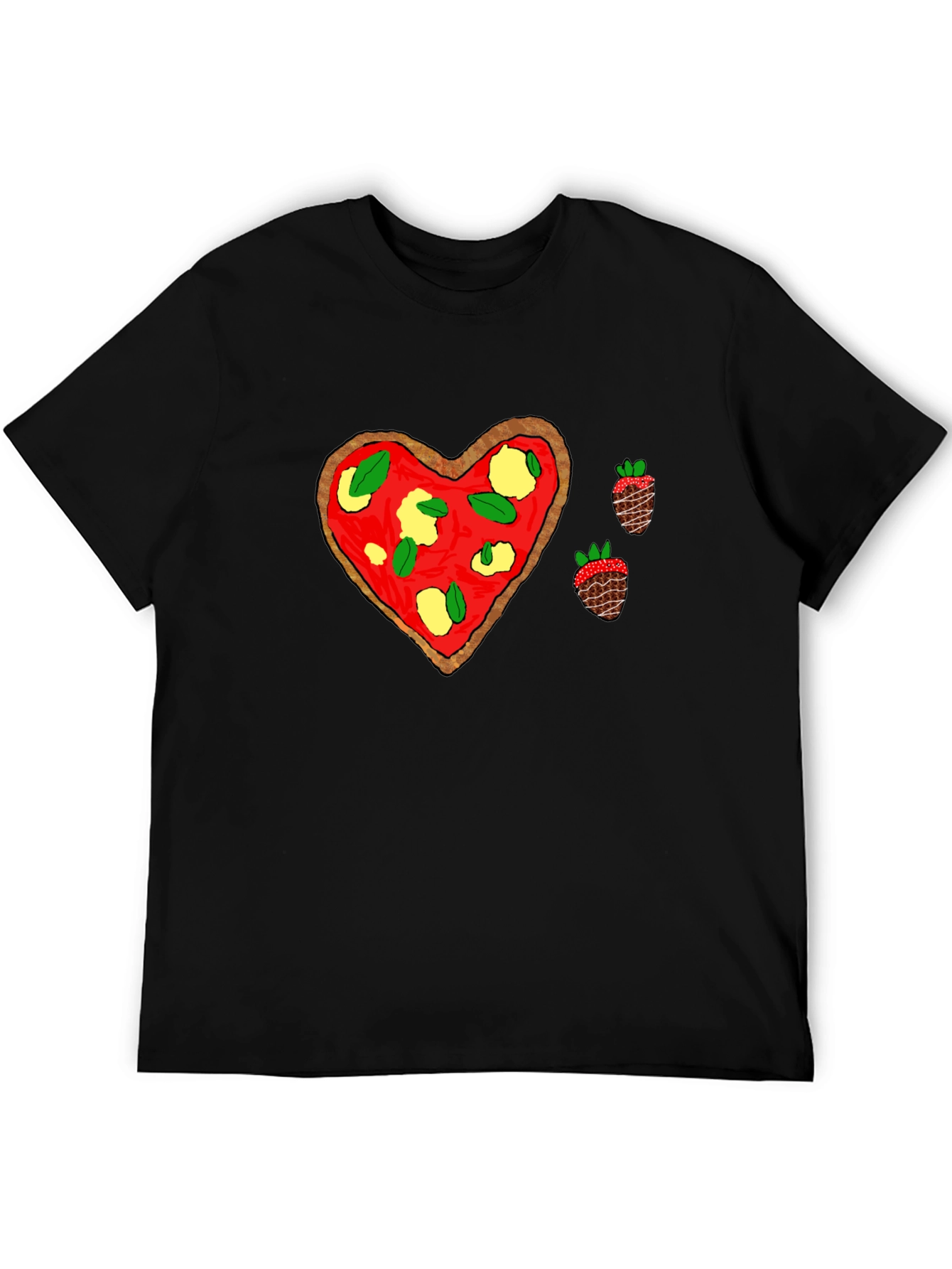 Pizza Heart Tee: Sweet & Savory Style