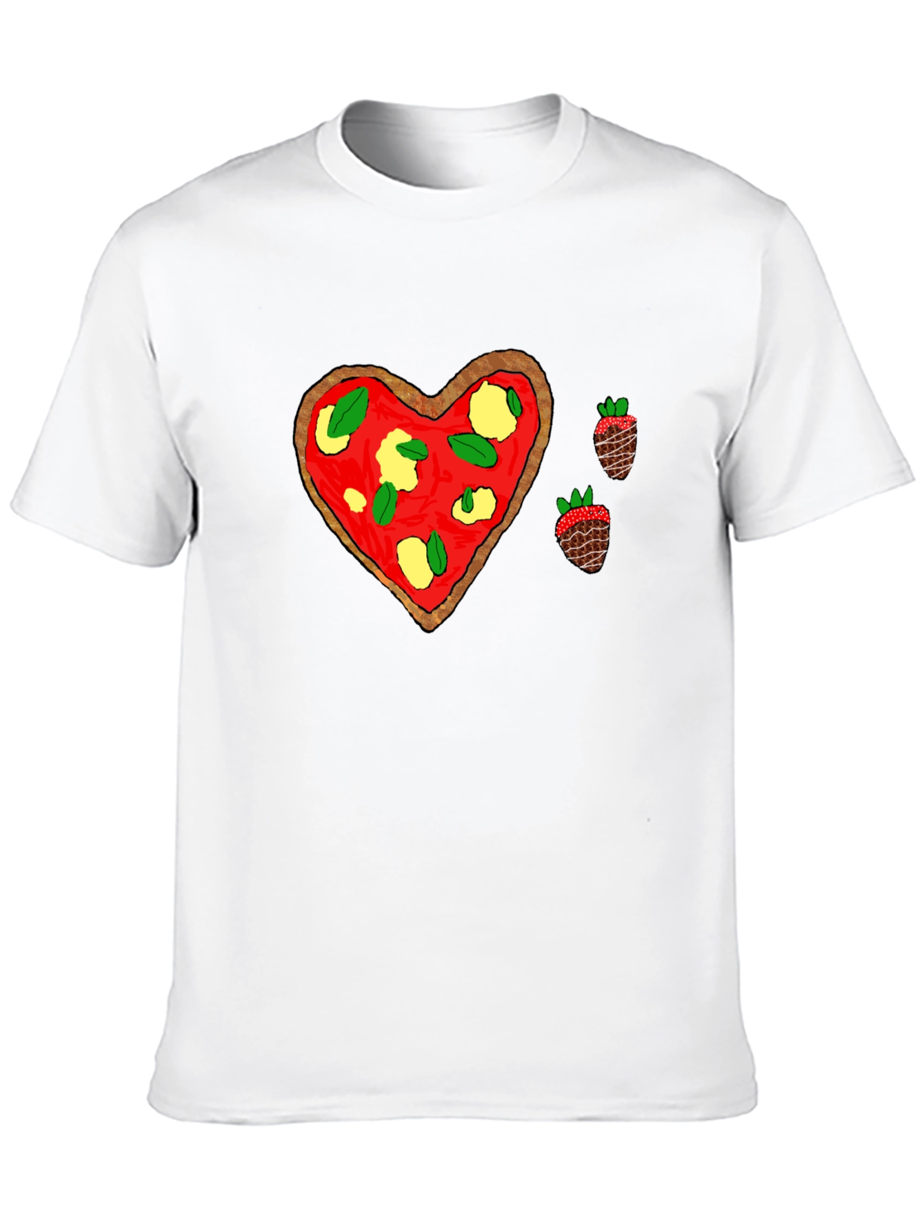 Pizza Heart Tee: Sweet & Savory Style