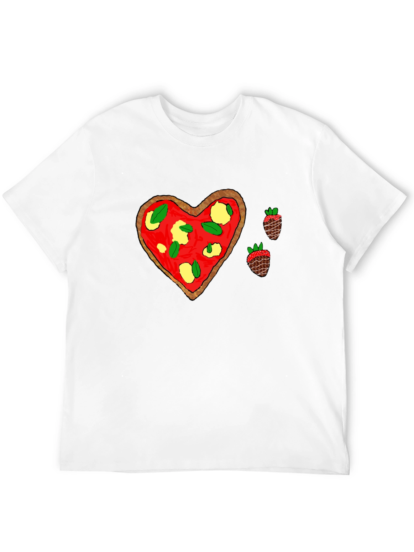 Pizza Heart Tee: Sweet & Savory Style